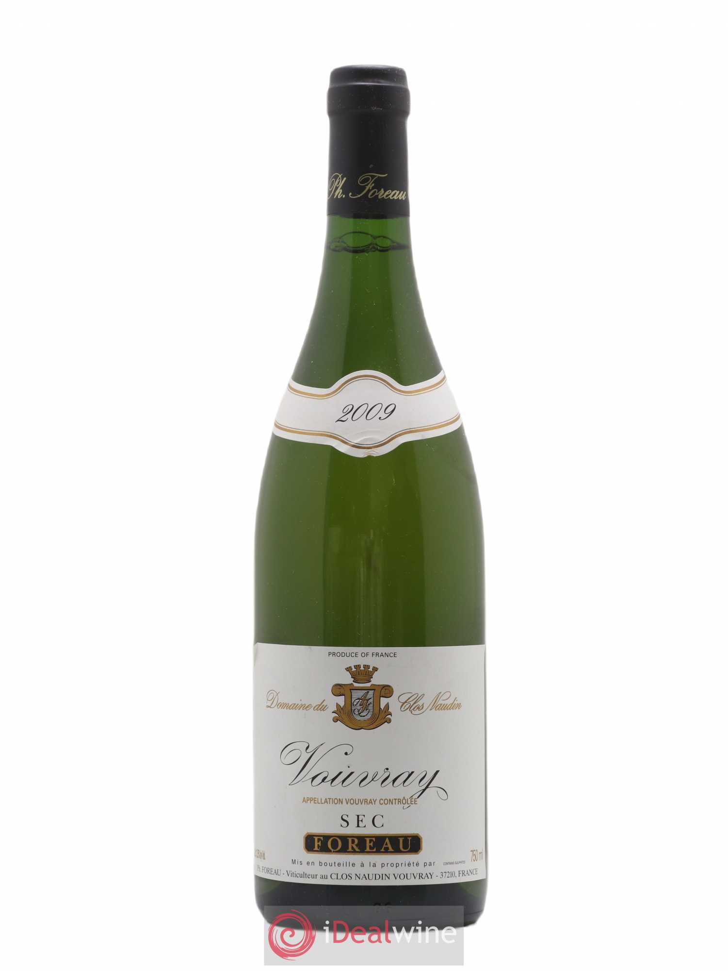 Vouvray Sec Clos Naudin - Philippe Foreau 2009 - Lot de 1 bouteille - 0