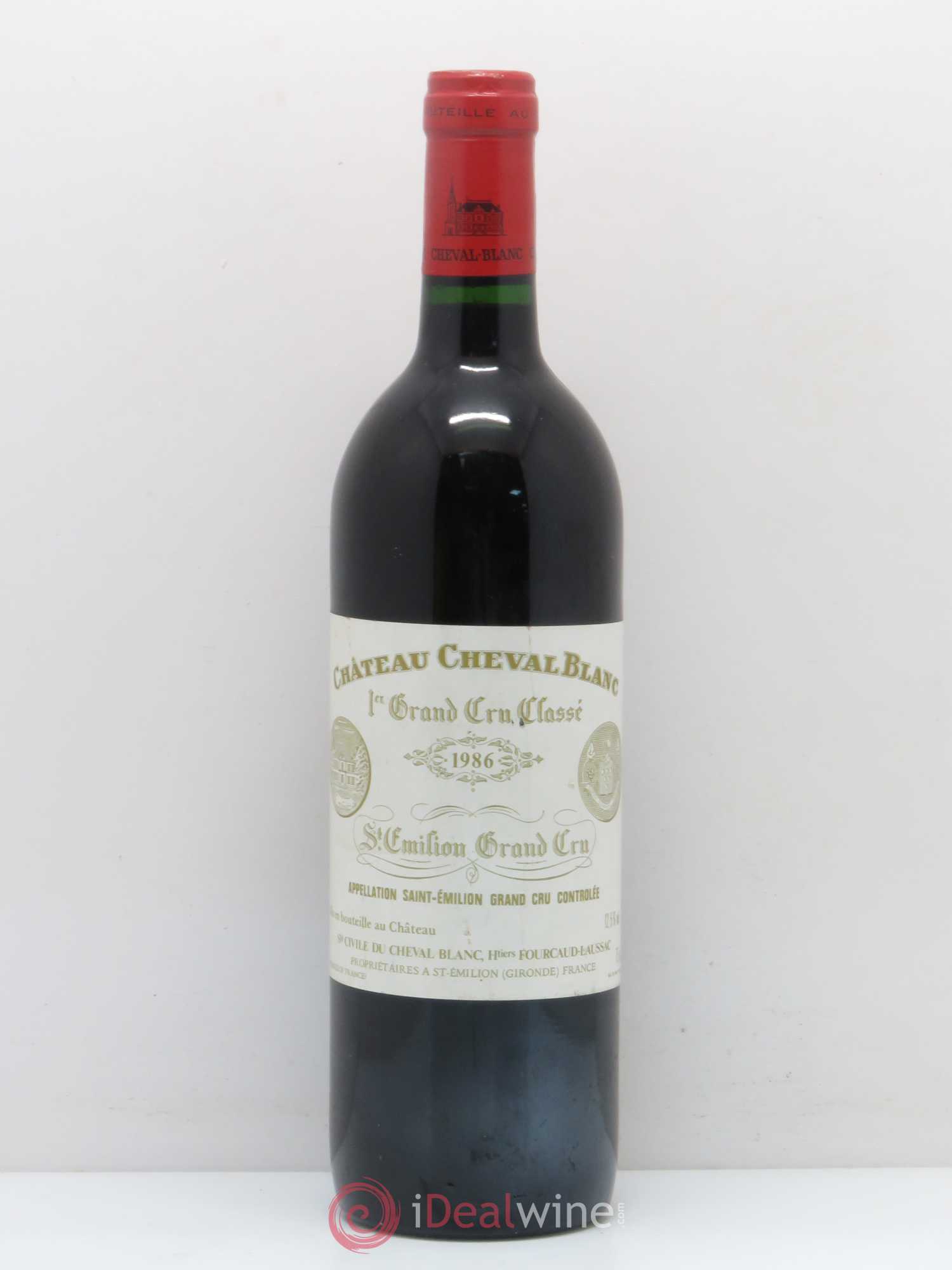 Château Cheval Blanc 1er Grand Cru Classé A 1986 - Lot de 1 bouteille - 0