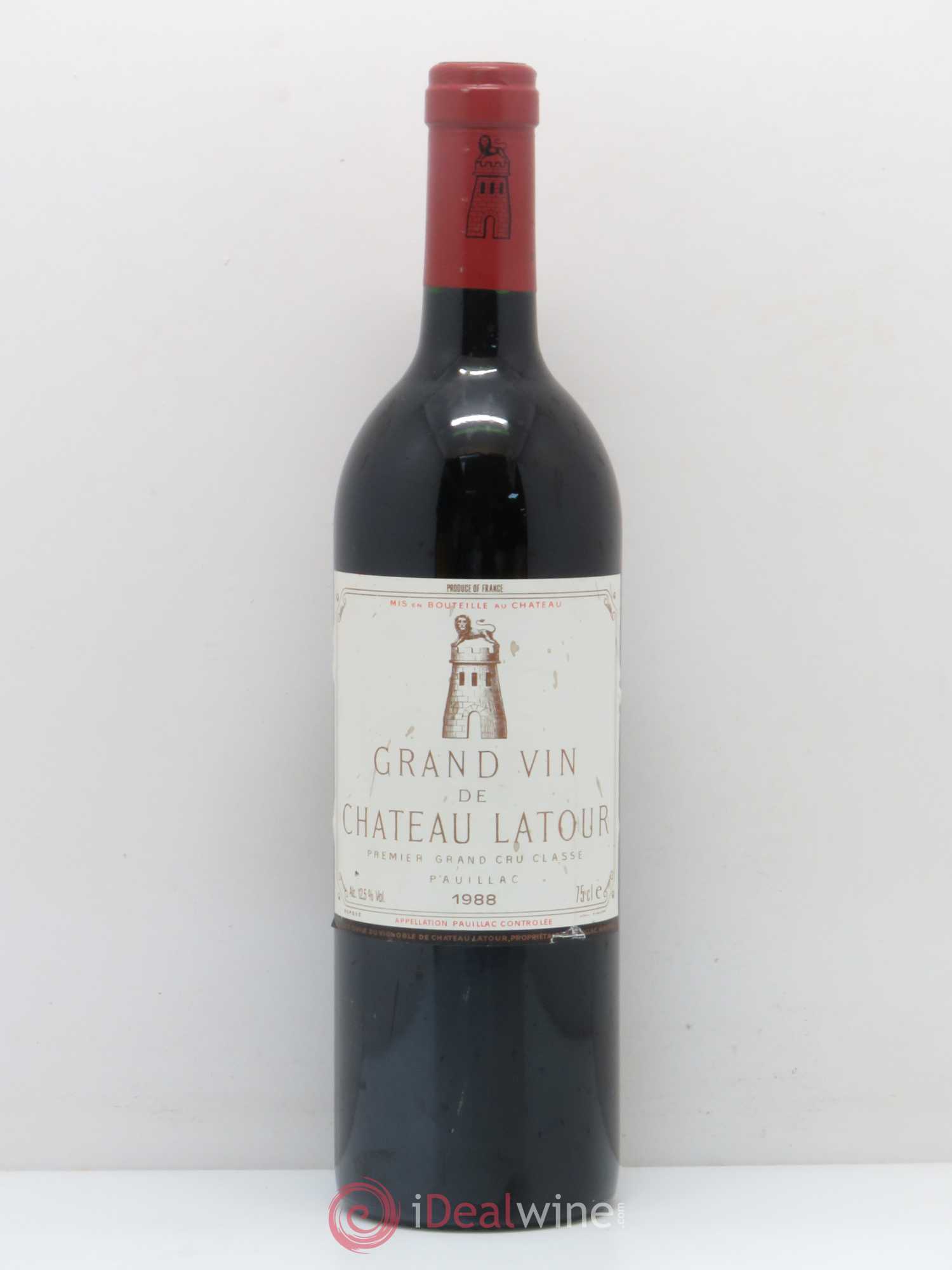 Château Latour 1er Grand Cru Classé 1988 - Lot de 1 bouteille - 0