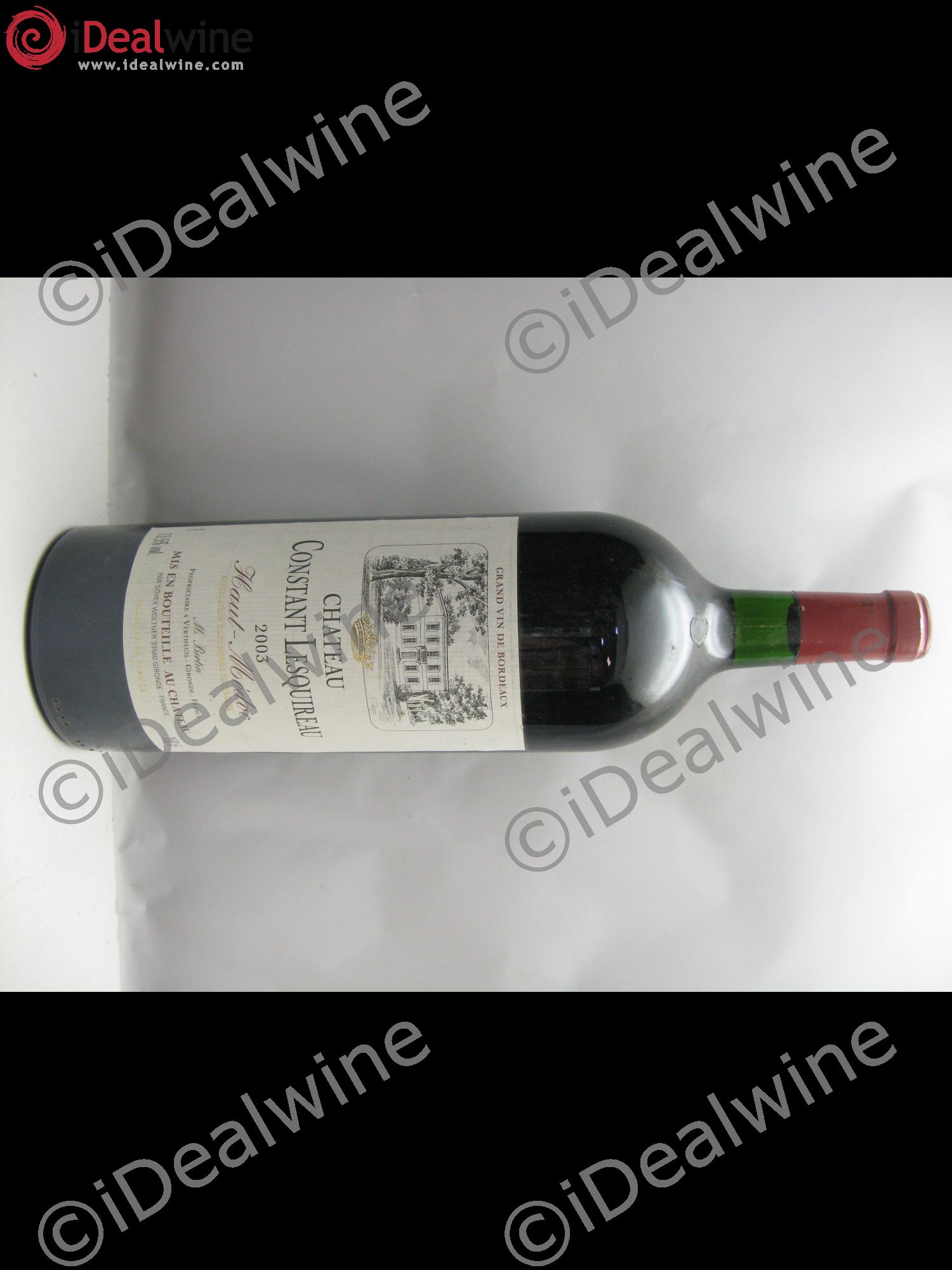 Bordeaux Château Constant Lesquireau Heut-Médoc 2003 - Posten von 1 Magnum - 0