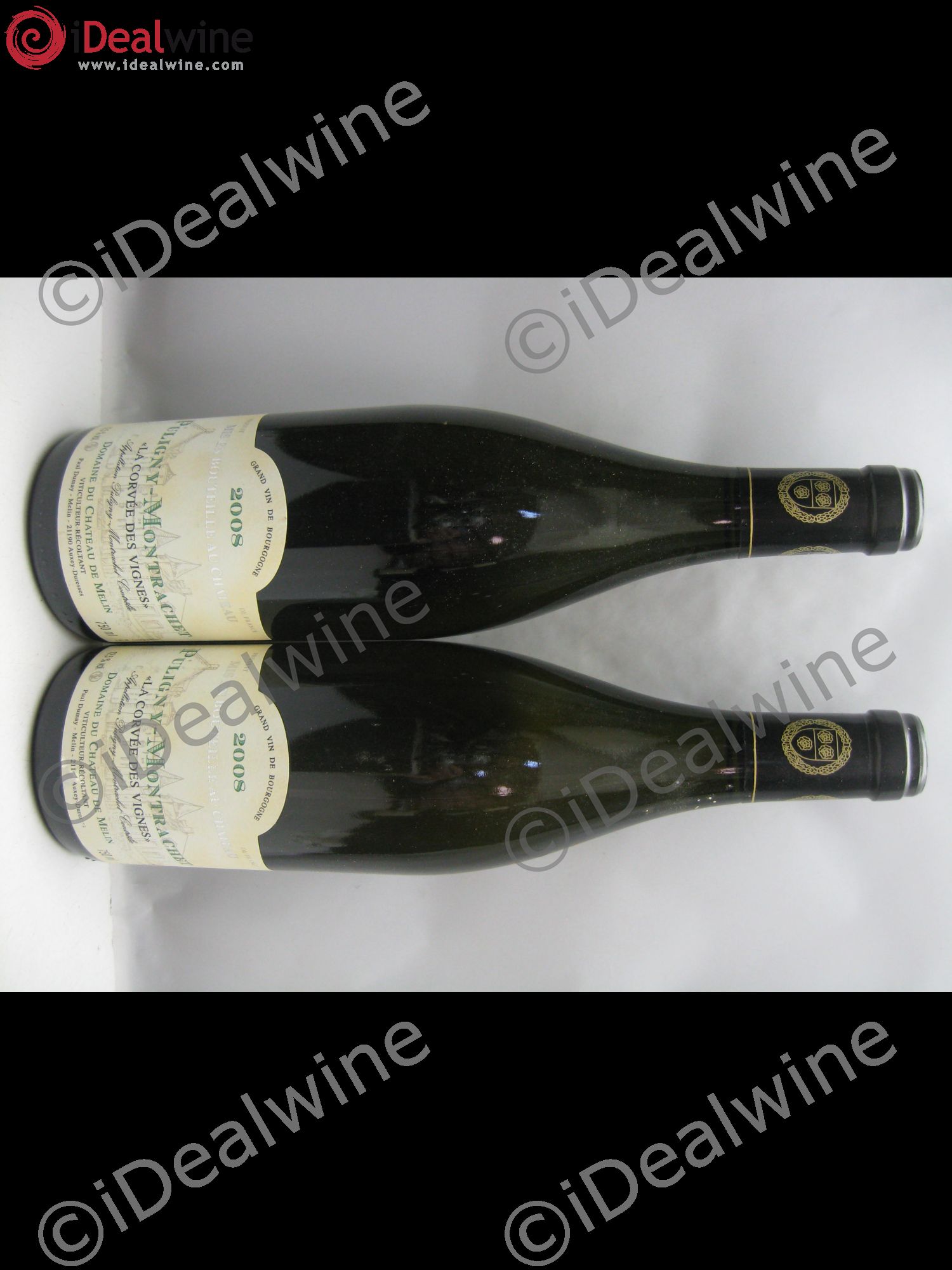 Puligny-Montrachet La Corvée des Vignes Domaine du Château de Melin 2008 - Posten von 2 Flaschen - 0