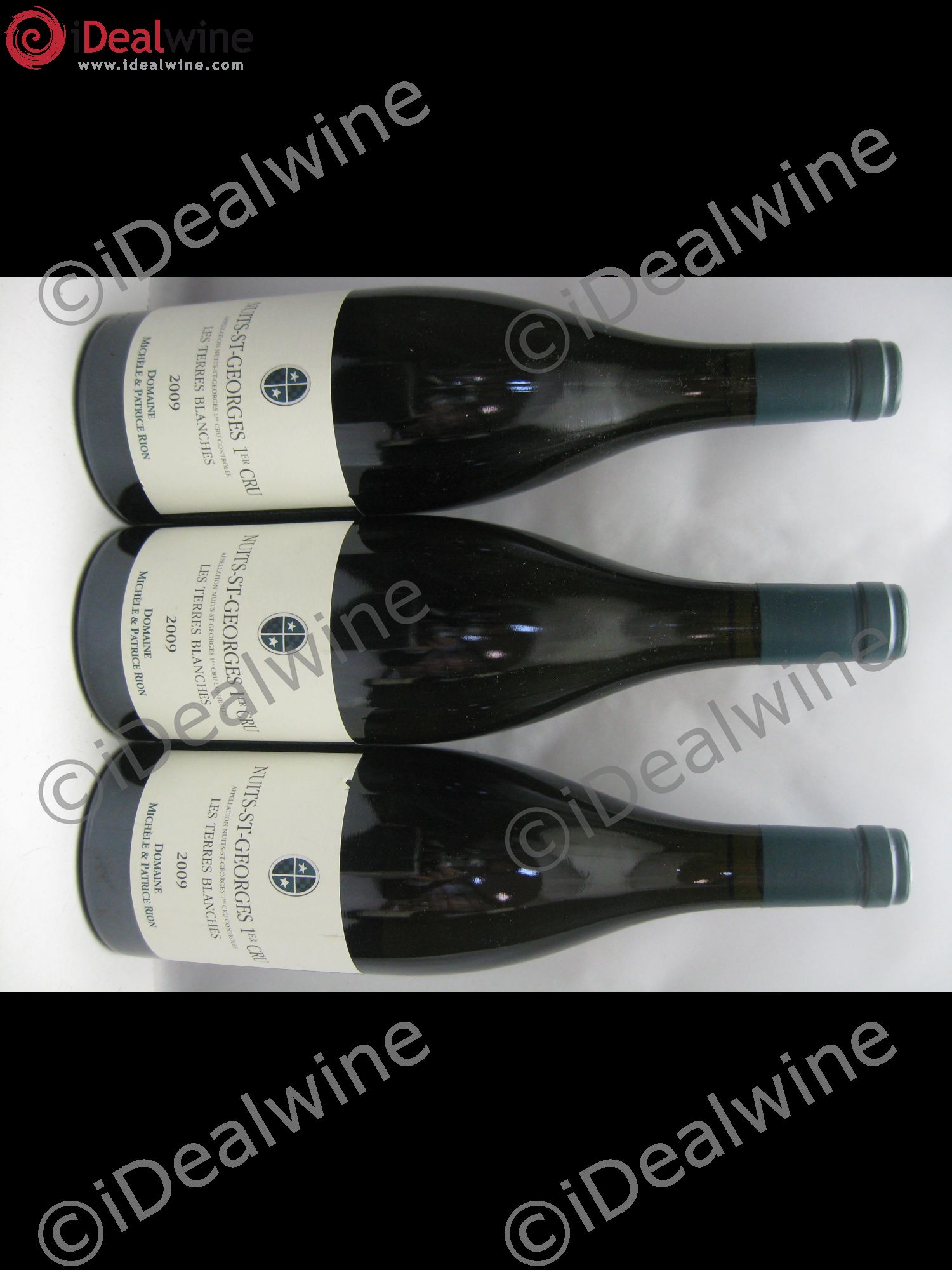 Nuits-Saint-Georges 1er Cru Les Terres Blanches Domaine Michèle et Patrice Ron 2009 - Posten von 3 Flaschen - 0