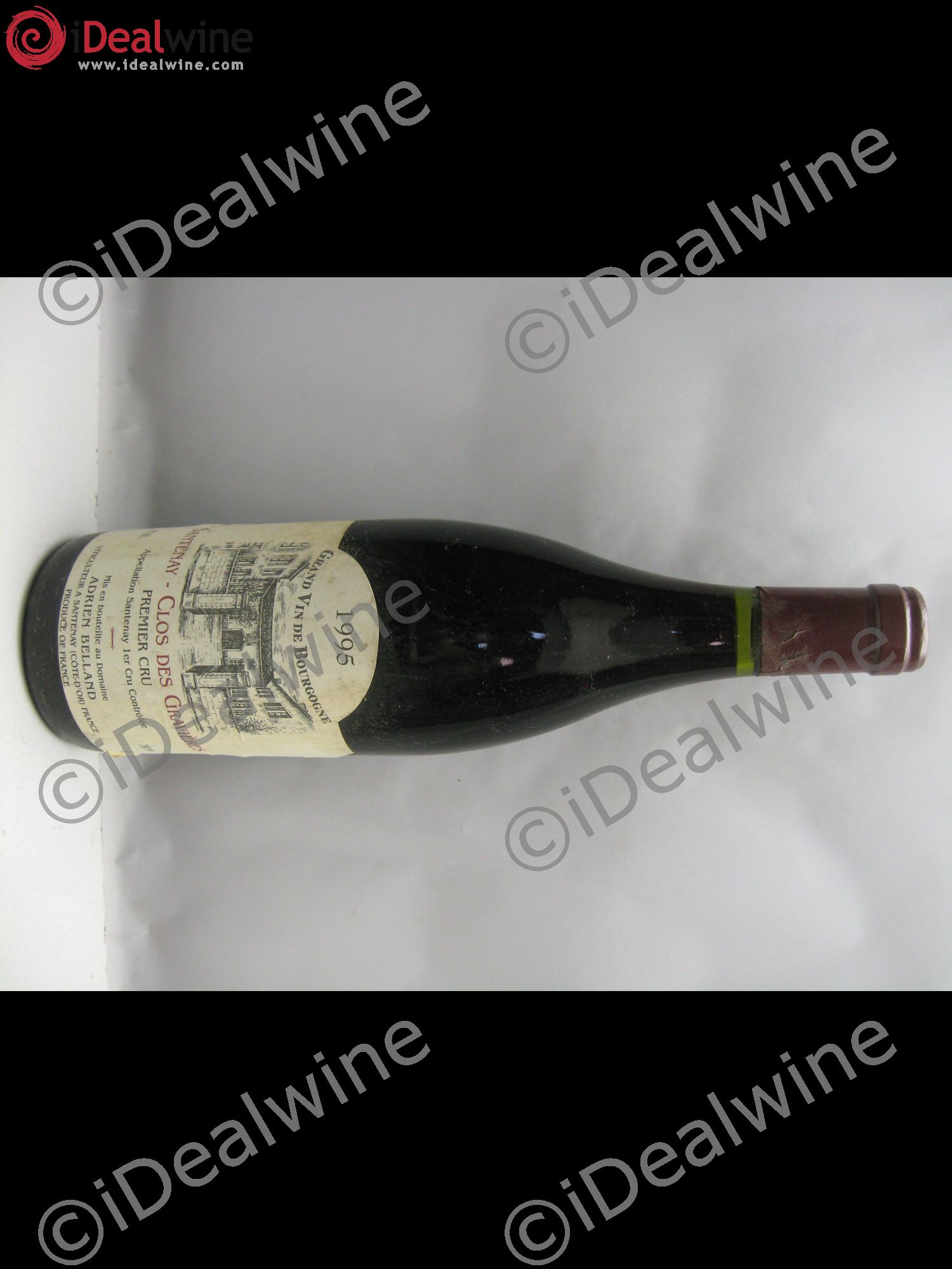 Santenay 1er Cru Adrien Belland 1995 - Lot de 1 bouteille - 0