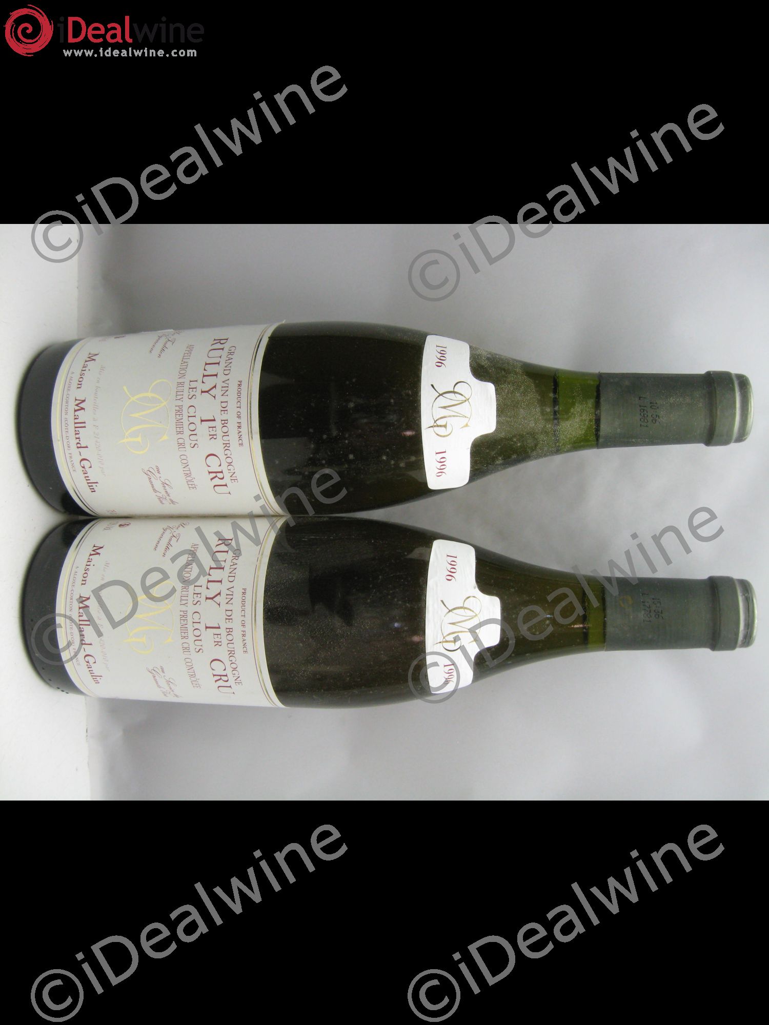 Rully 1er Cru Maison Mallard Gaulin 1996 - Posten von 2 Flaschen - 0