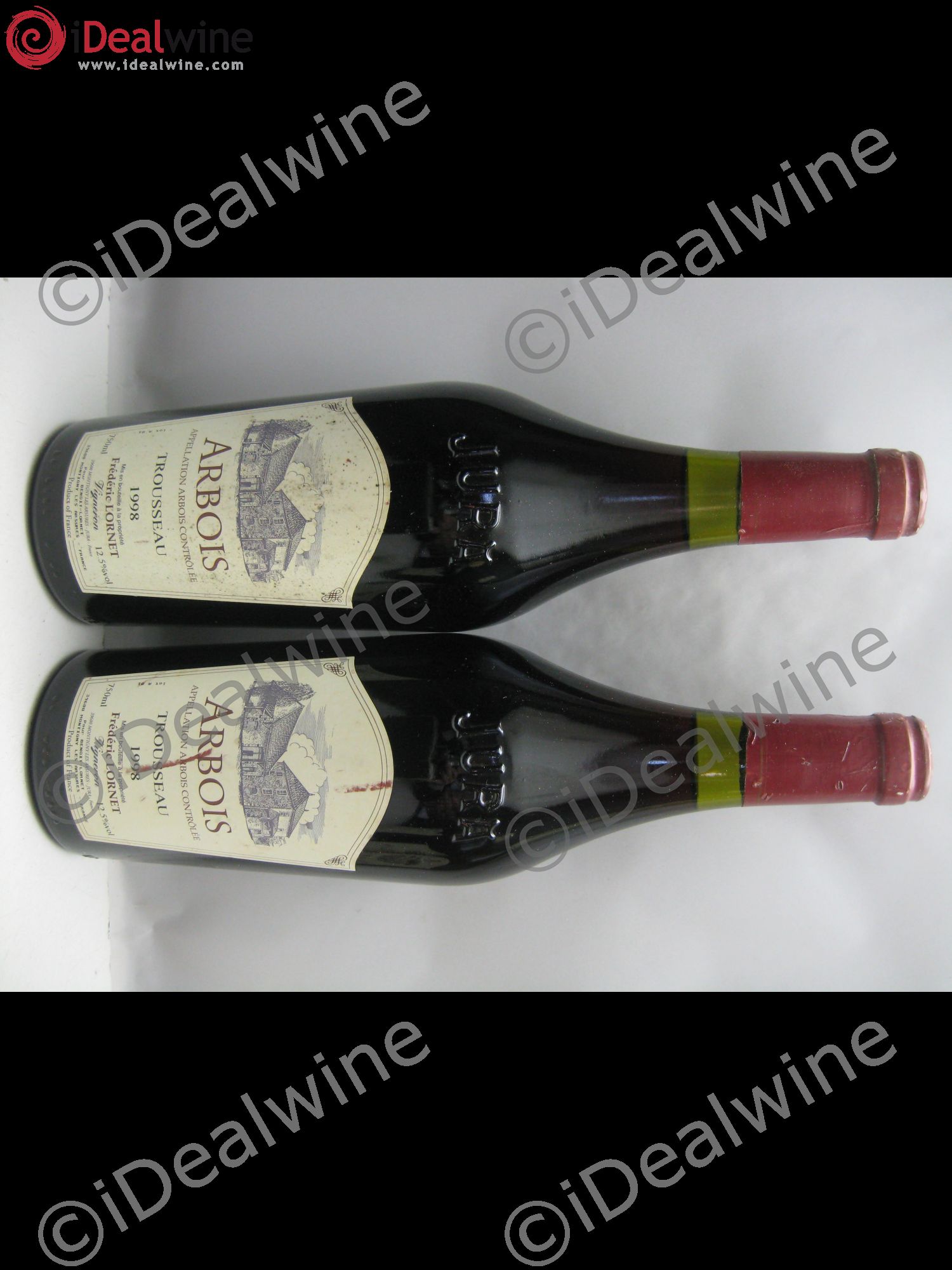 Arbois Trousseau Frédéric Lornet 1998 - Posten von 2 Flaschen - 0