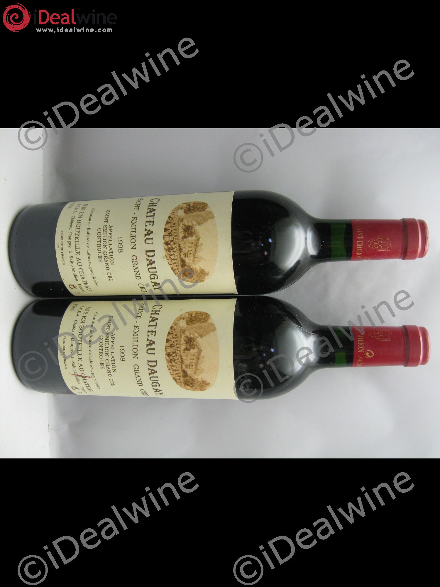 Château Daugay 1998 - Lot de 2 bouteilles - 0