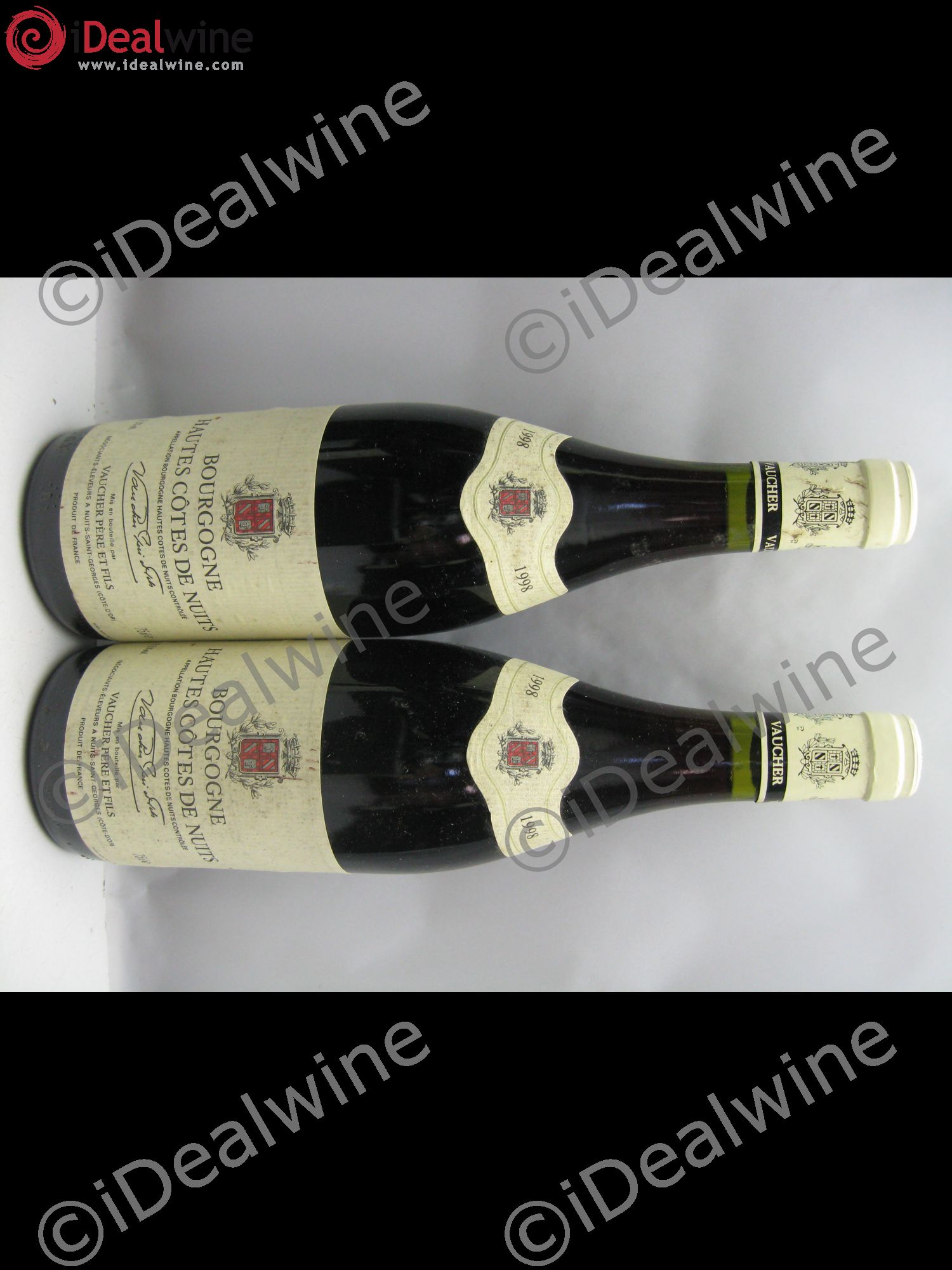 Hautes-Côtes de Nuits Vaucher Père&Fils 1998 - Posten von 2 Flaschen - 0