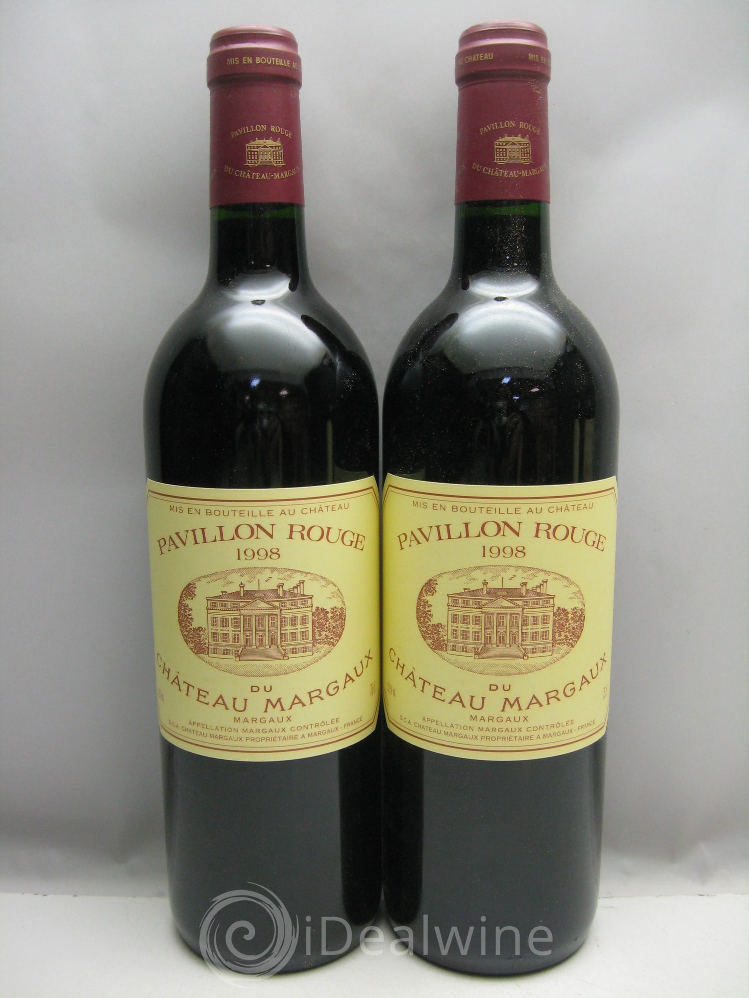 Pavillon Rouge du Château Margaux Second Vin (CB abimée) 1998 - Lot de 12 bouteilles - 4