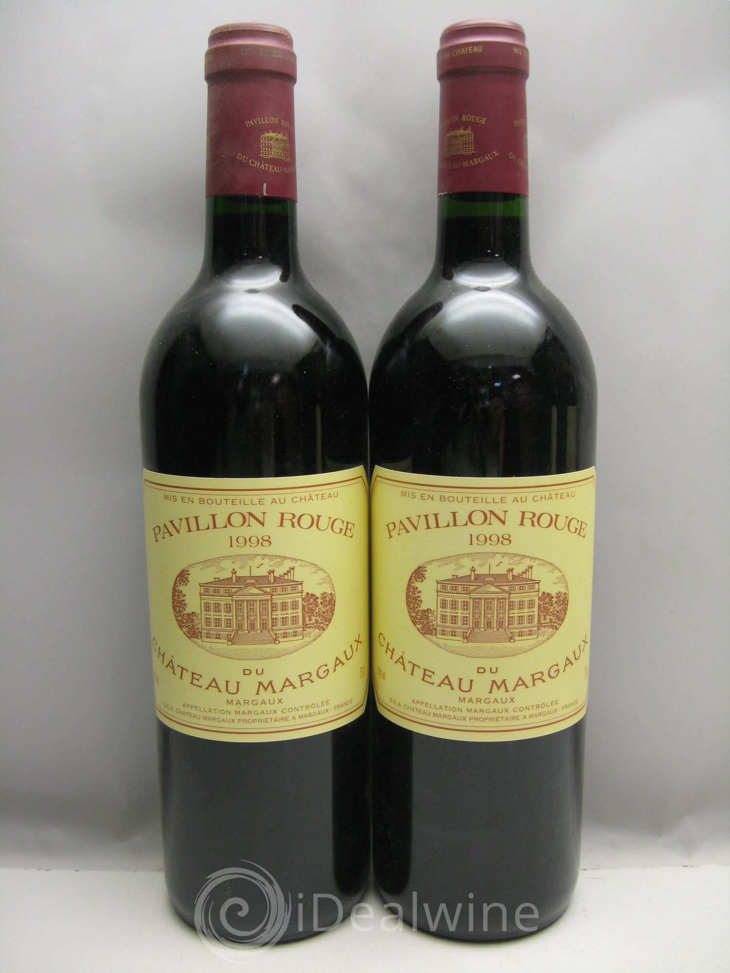 Pavillon Rouge du Château Margaux Second Vin (CB abimée) 1998 - Lot de 12 bouteilles - 4