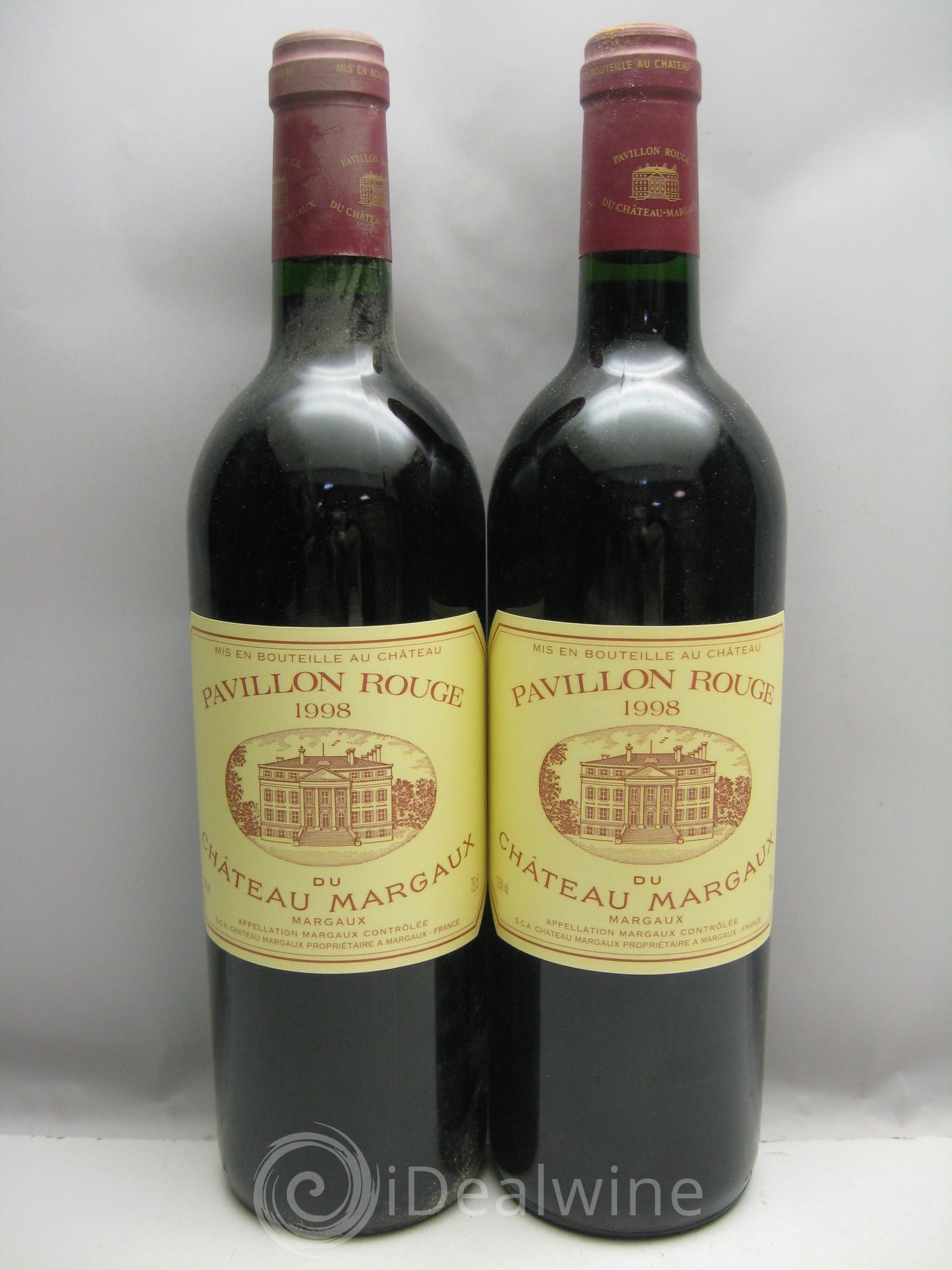 Pavillon Rouge du Château Margaux Second Vin (CB abimée) 1998 - Lot de 12 bouteilles - 5