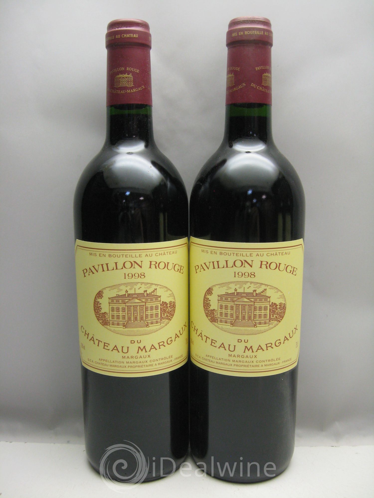 Pavillon Rouge du Château Margaux Second Vin (CB très abimée) 1998 - Lot de 12 bouteilles - 3