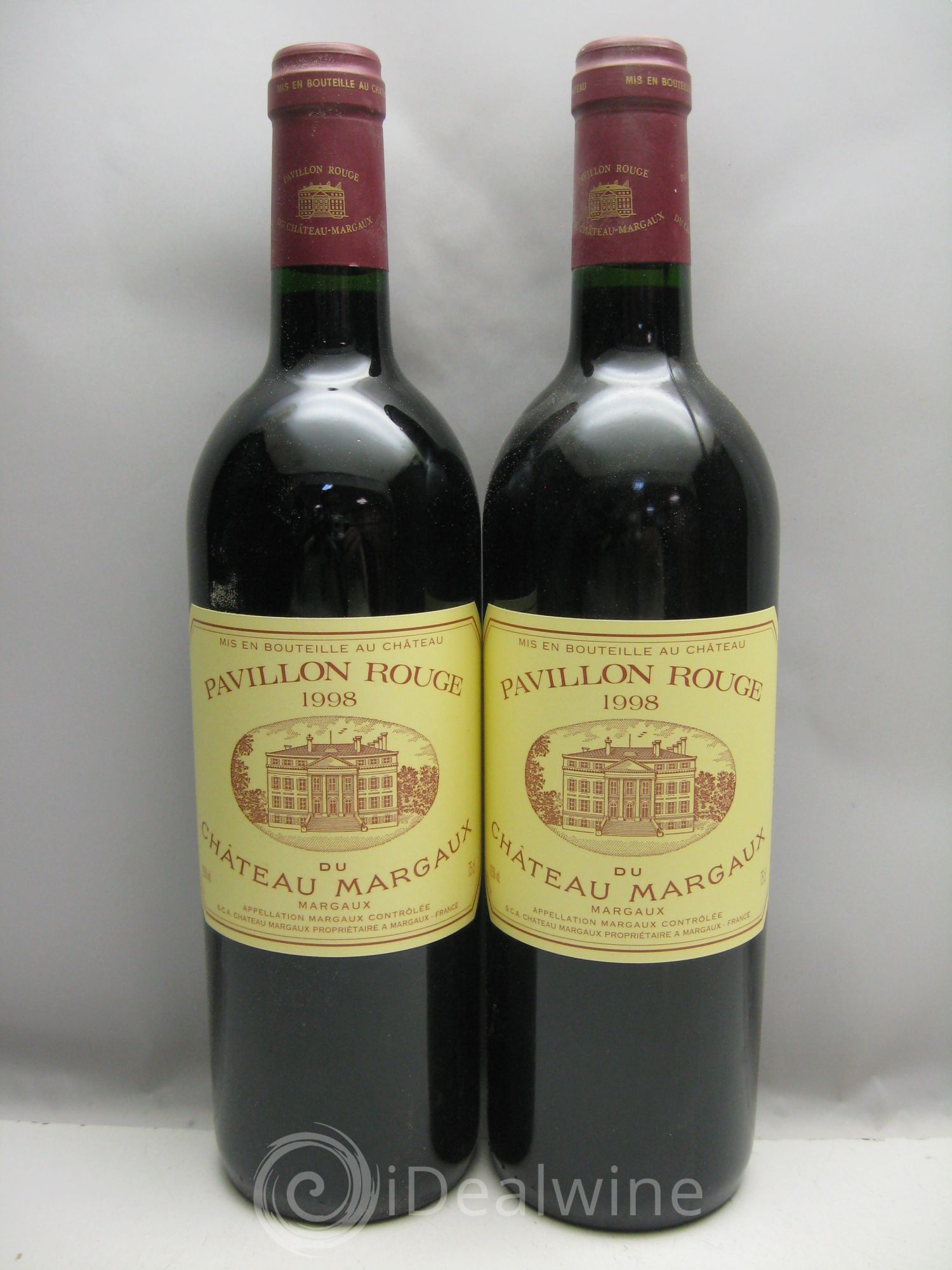 Pavillon Rouge du Château Margaux Second Vin (CB très abimée) 1998 - Lot de 12 bouteilles - 5