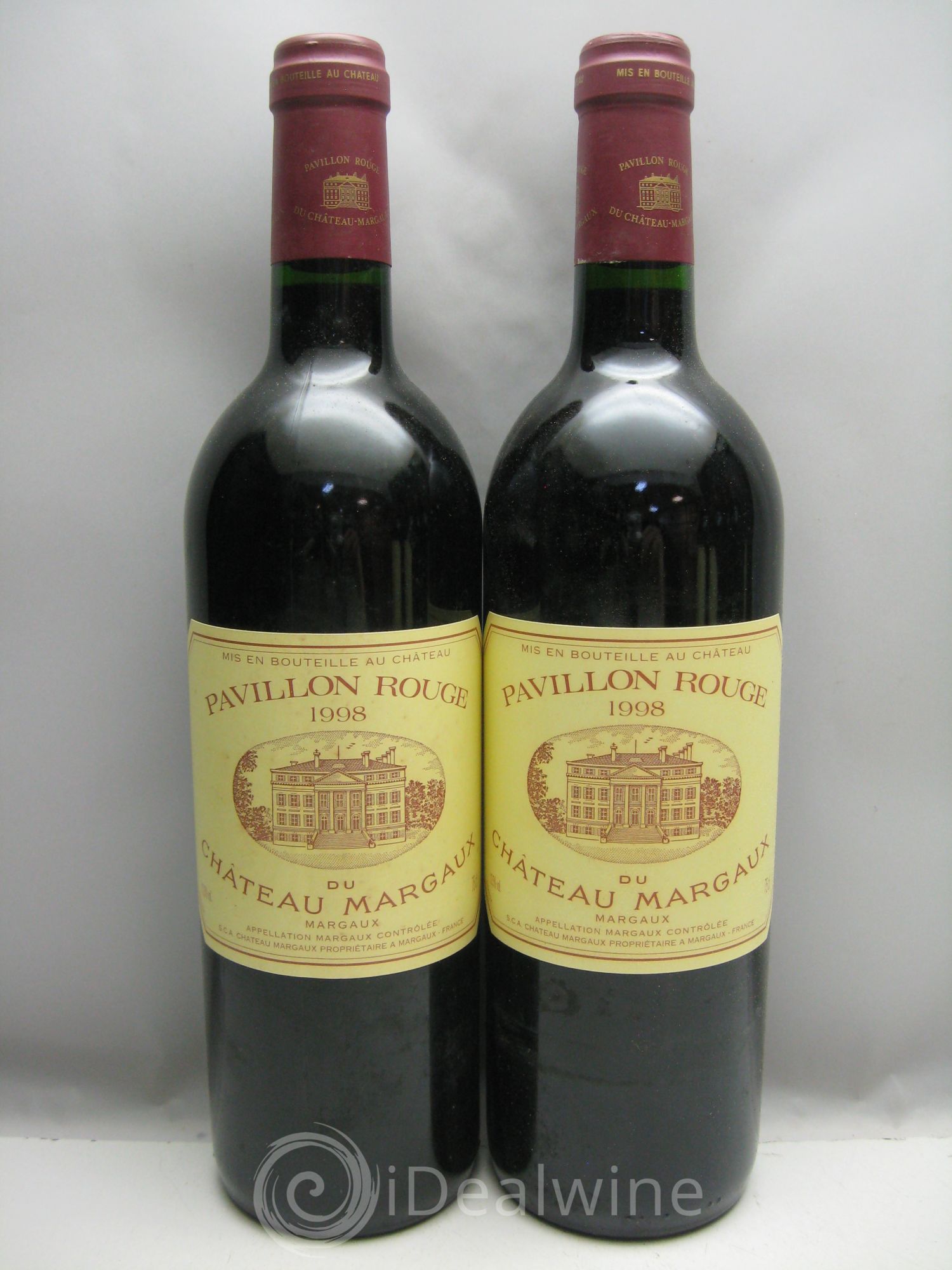 Pavillon Rouge du Château Margaux Second Vin (CB très abimée) 1998 - Lot de 12 bouteilles - 2