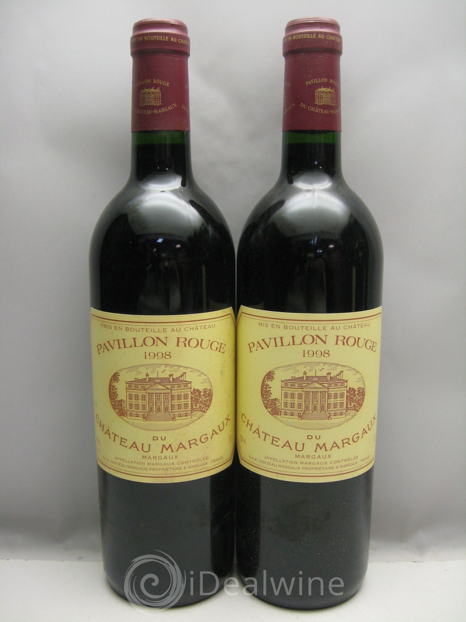 Pavillon Rouge du Château Margaux Second Vin (CB très abimée) 1998 - Lot de 12 bouteilles - 3