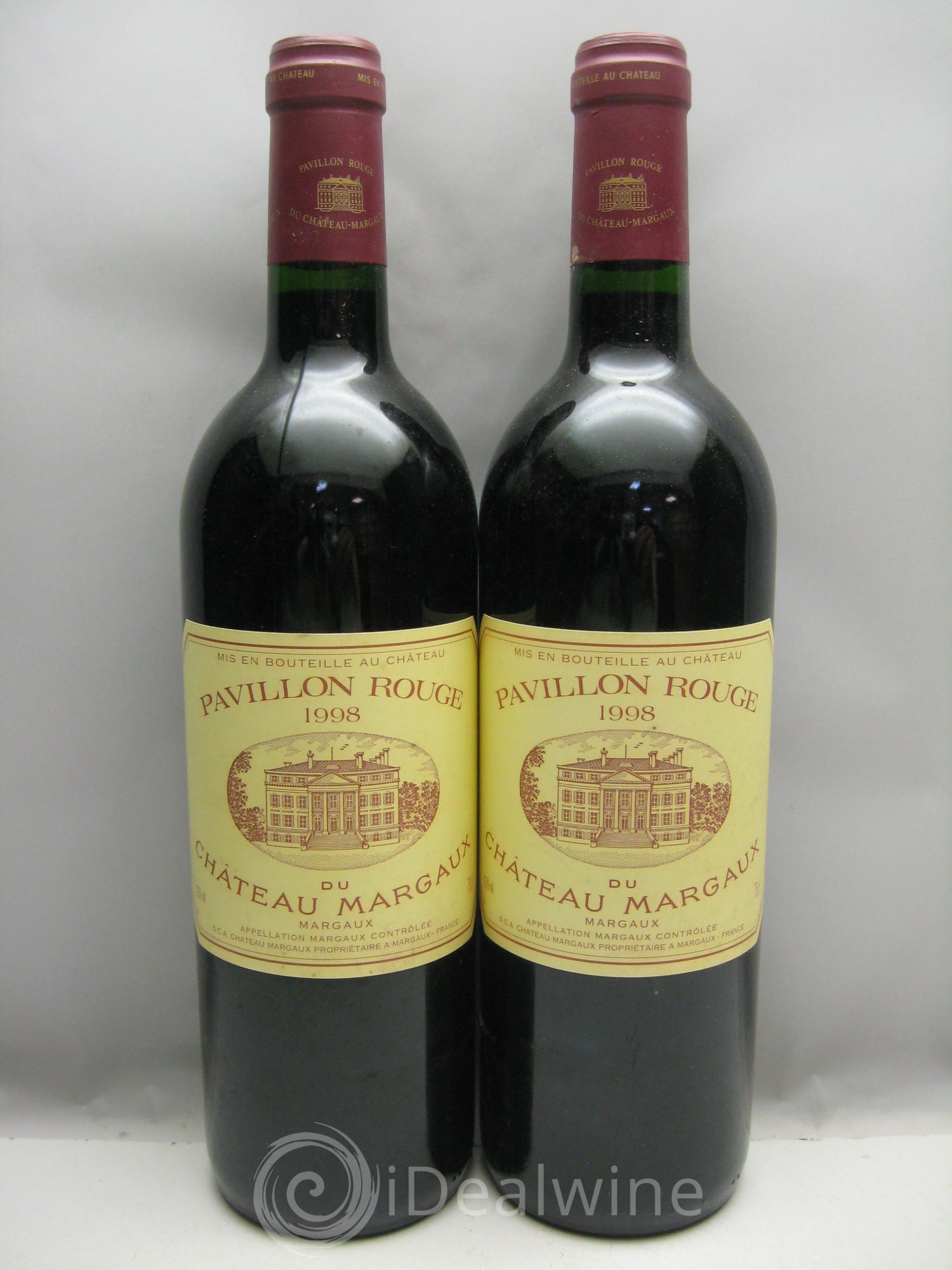 Pavillon Rouge du Château Margaux Second Vin (CB très abimée) 1998 - Lot de 12 bouteilles - 5