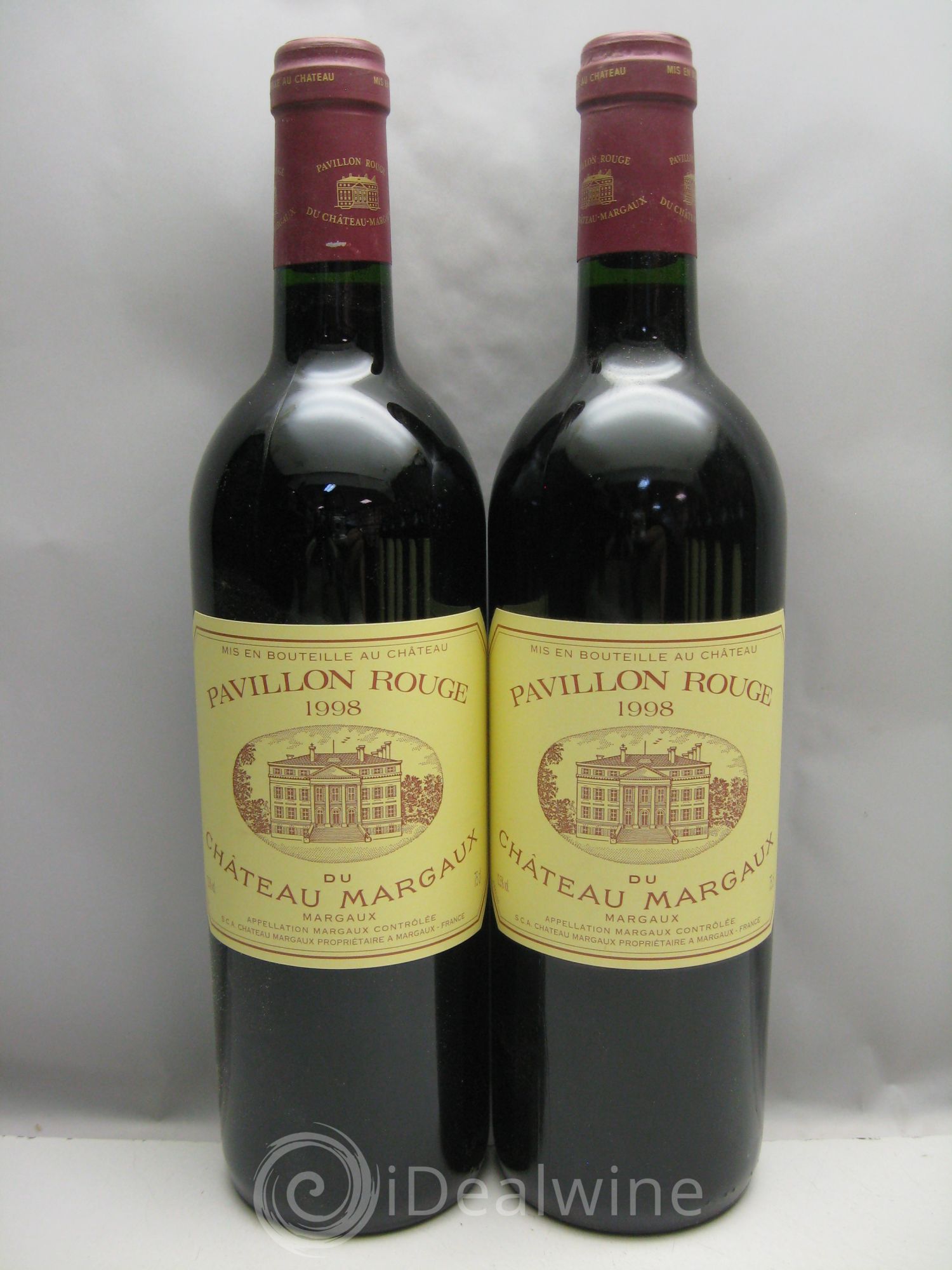 Pavillon Rouge du Château Margaux Second Vin 1998 - Lot de 12 bouteilles - 0
