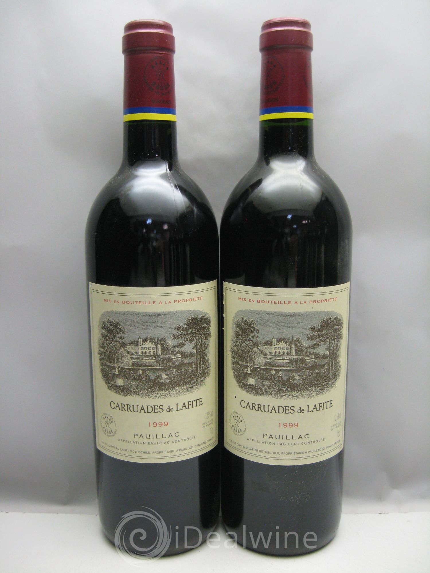 Carruades de Lafite Rothschild Second Vin 1999 - Lot de 12 bouteilles - 0