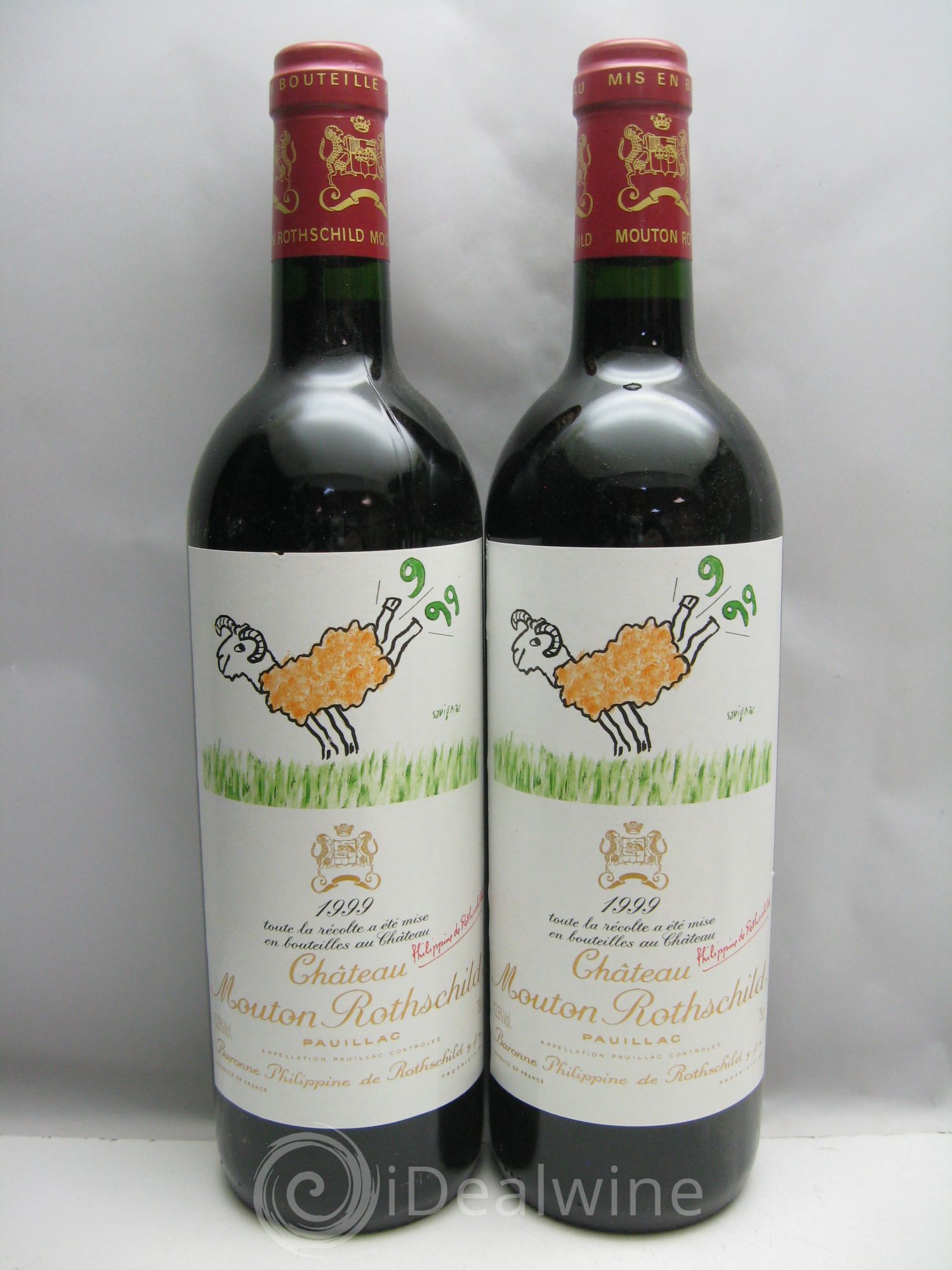 Château Mouton Rothschild 1er Grand Cru Classé 1999 - Lot de 12 bouteilles - 3