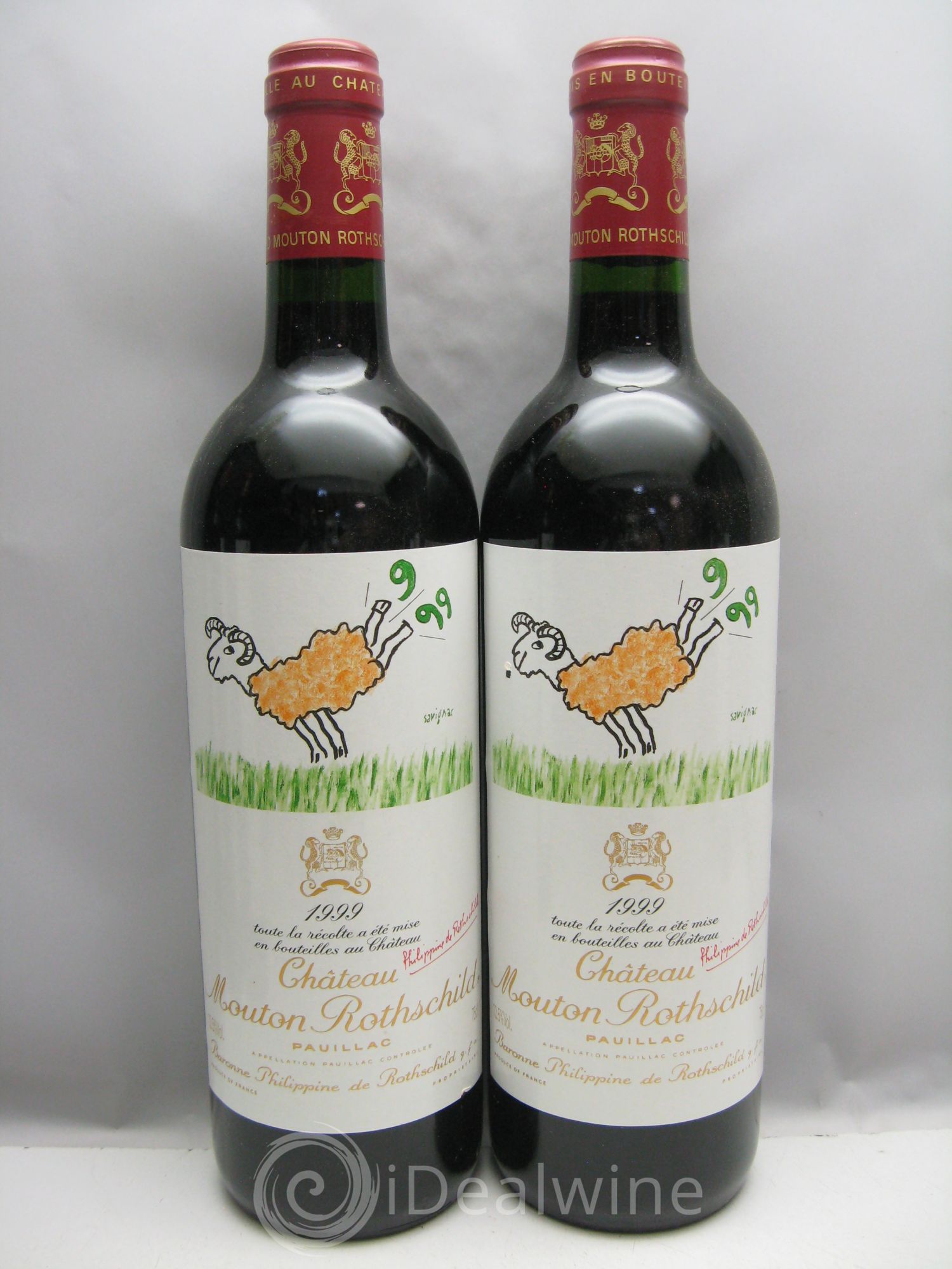 Château Mouton Rothschild 1er Grand Cru Classé 1999 - Lot de 12 bouteilles - 4