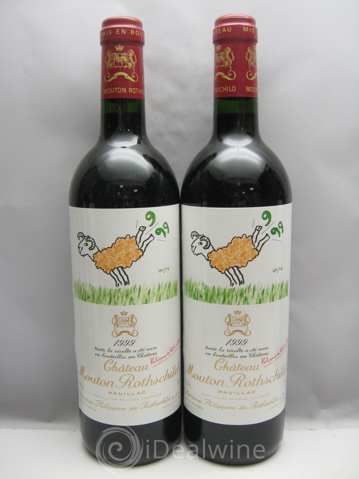 Château Mouton Rothschild 1er Grand Cru Classé 1999 - Lot de 12 bouteilles - 5