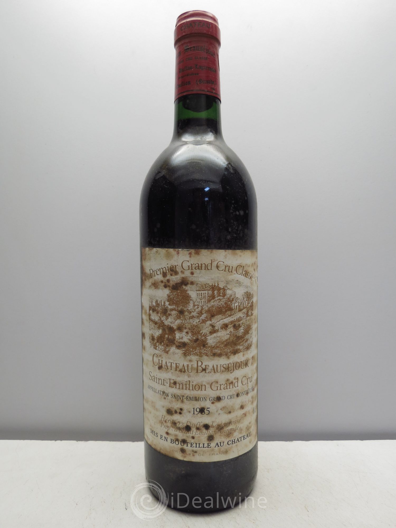 Château Beauséjour (Duffau-Lagarrosse) 1er Grand Cru Classé B (sans prix de réserve / no reserve) 1985 - Posten von 1 Flasche - 0