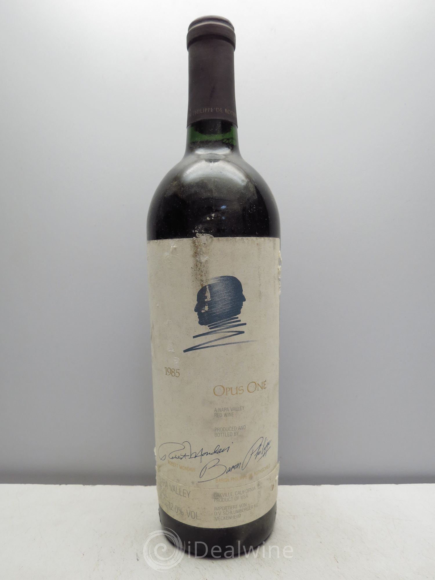 Napa Valley Opus One Robert Mondavi 1985 - Lot de 1 bouteille - 0