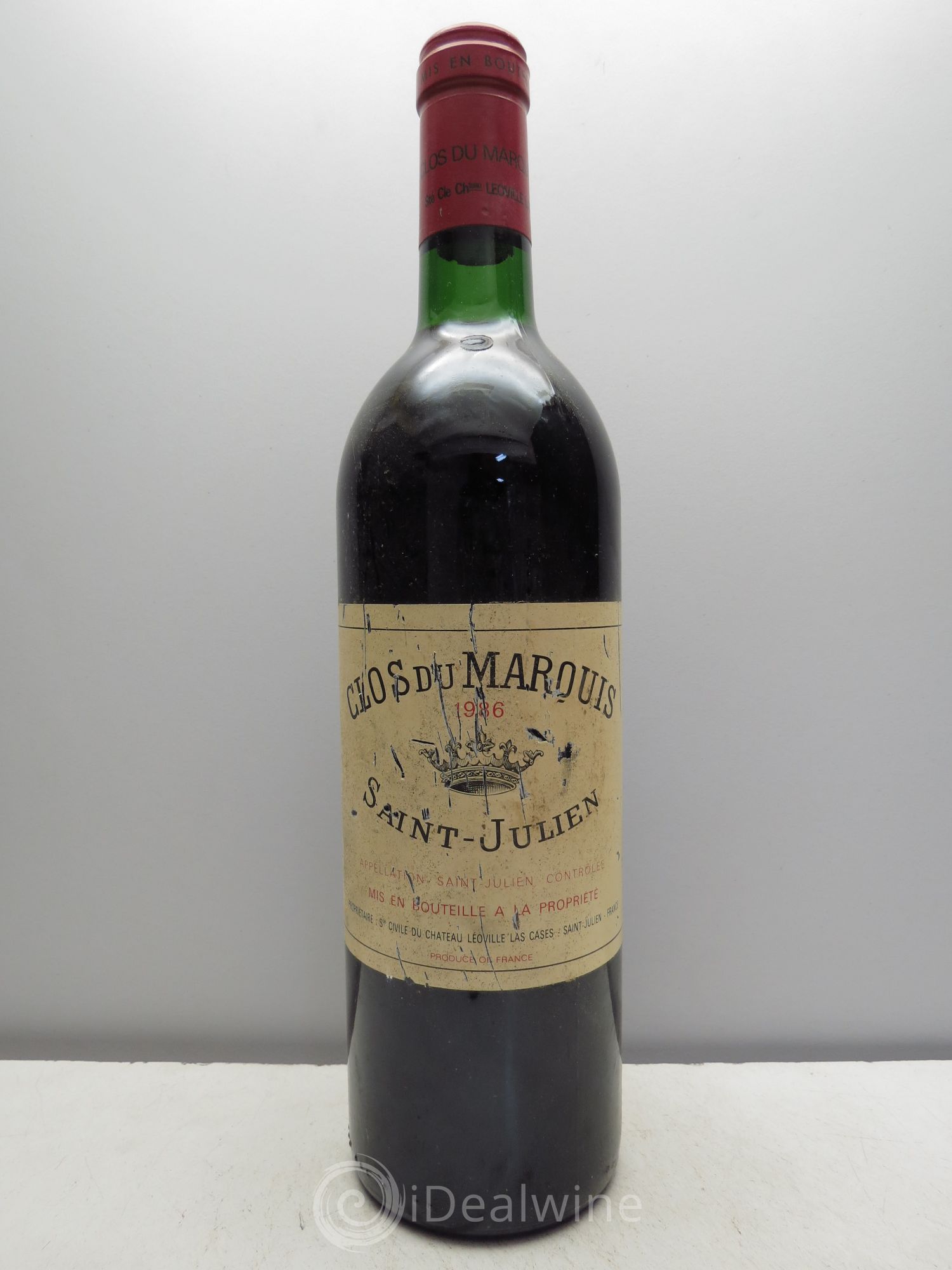 Clos du Marquis 1986 - Lot de 6 bouteilles - 0
