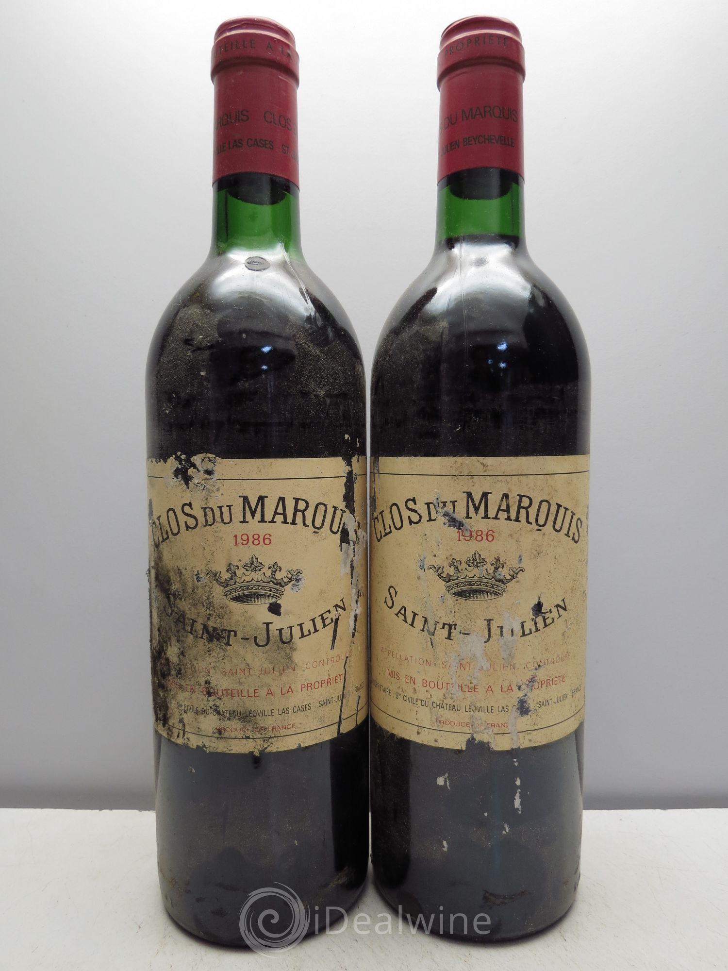 Clos du Marquis (sans prix de réserve / no reserve) 1986 - Posten von 2 Flaschen - 0