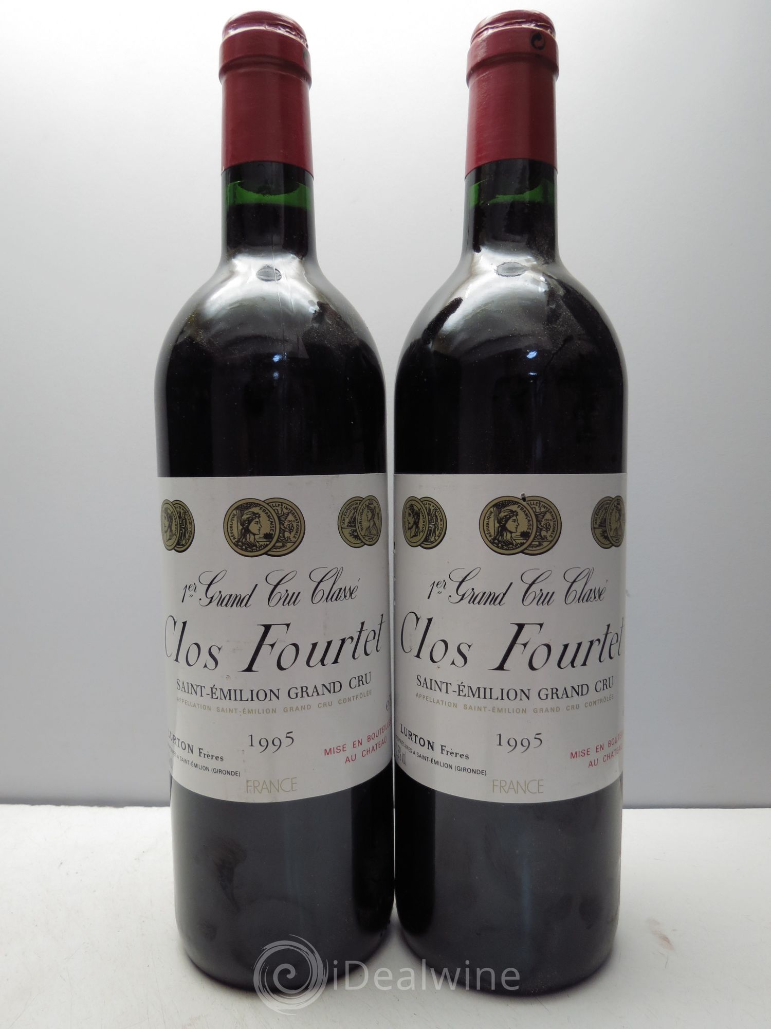 Clos Fourtet 1er Grand Cru Classé B 1995 - Lot de 2 bouteilles - 0