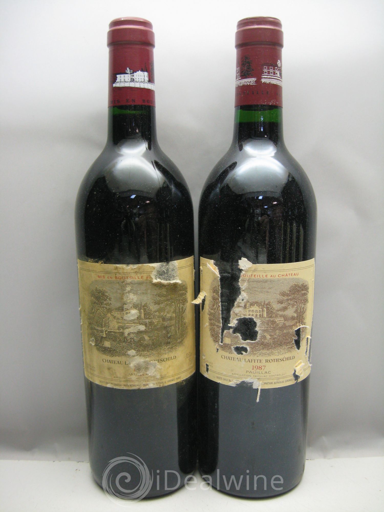 Château Lafite Rothschild 1er Grand Cru Classé 1987 - Lot de 6 bouteilles - 0