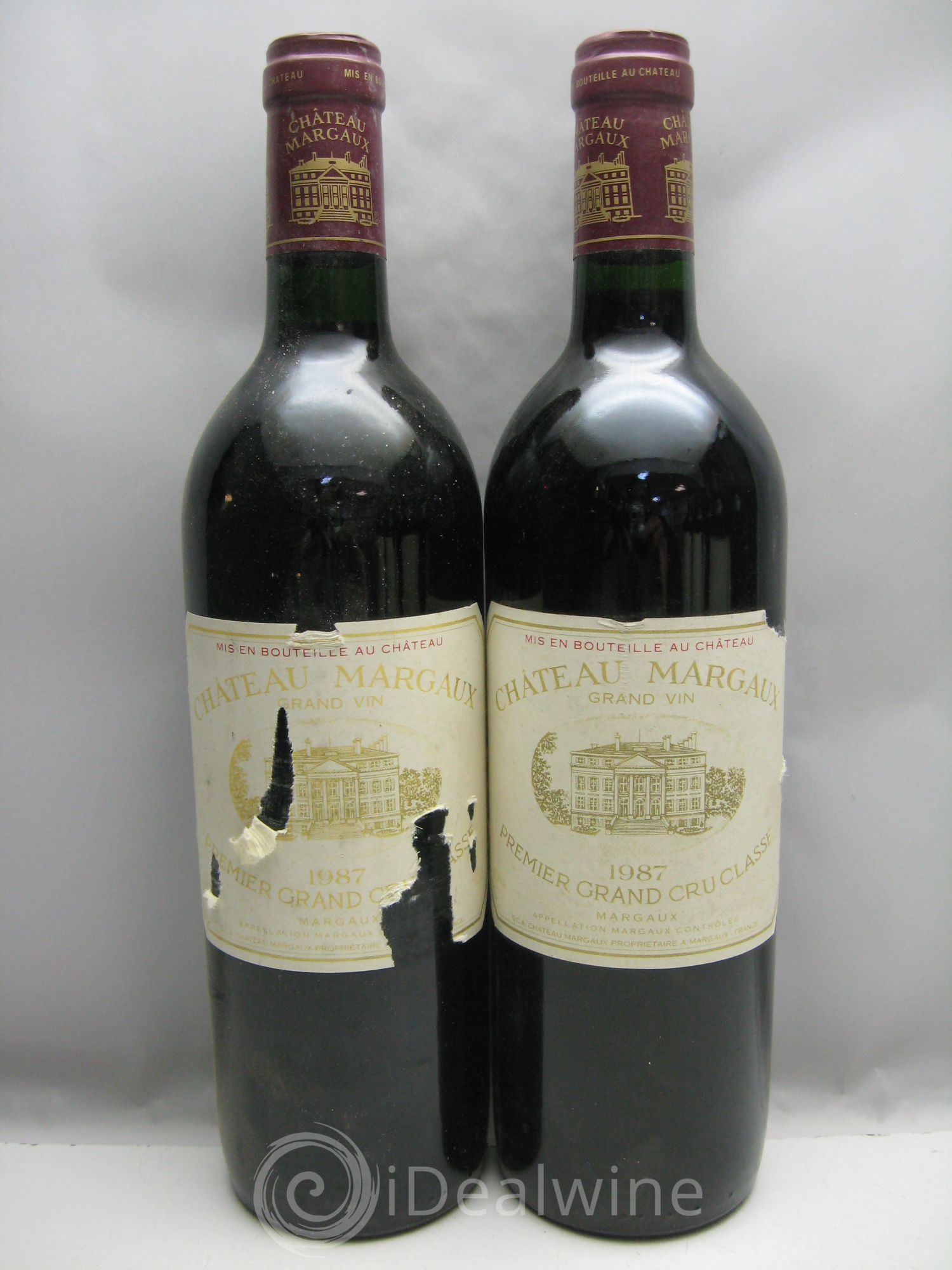 Château Margaux 1er Grand Cru Classé 1987 - Lot de 12 bouteilles - 0
