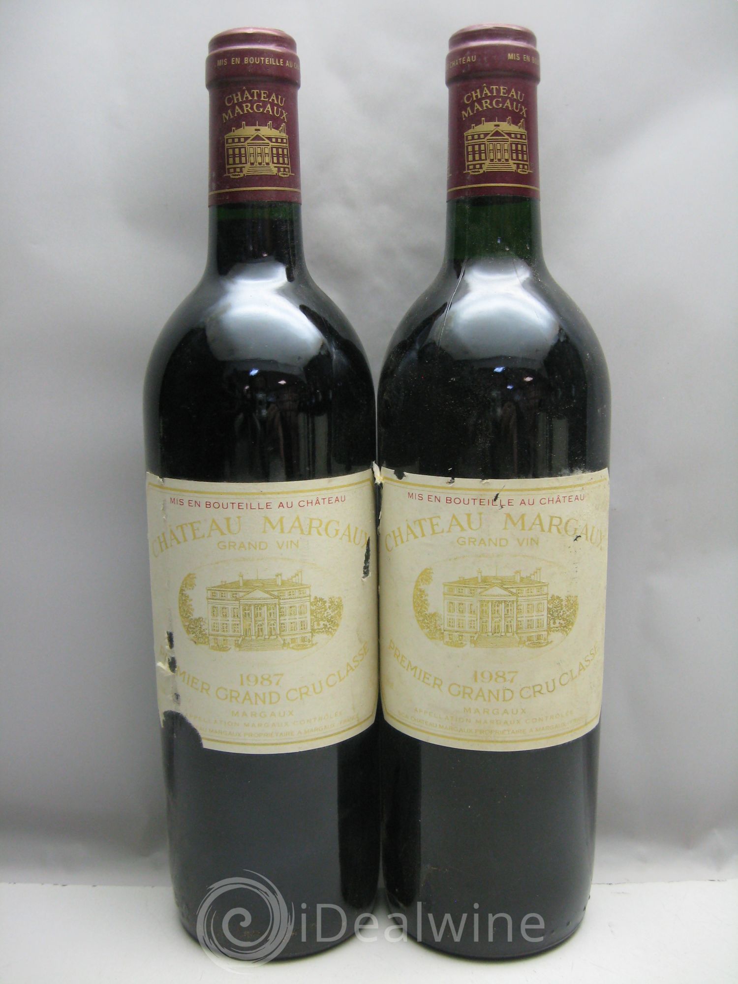 Château Margaux 1er Grand Cru Classé 1987 - Lot de 12 bouteilles - 1