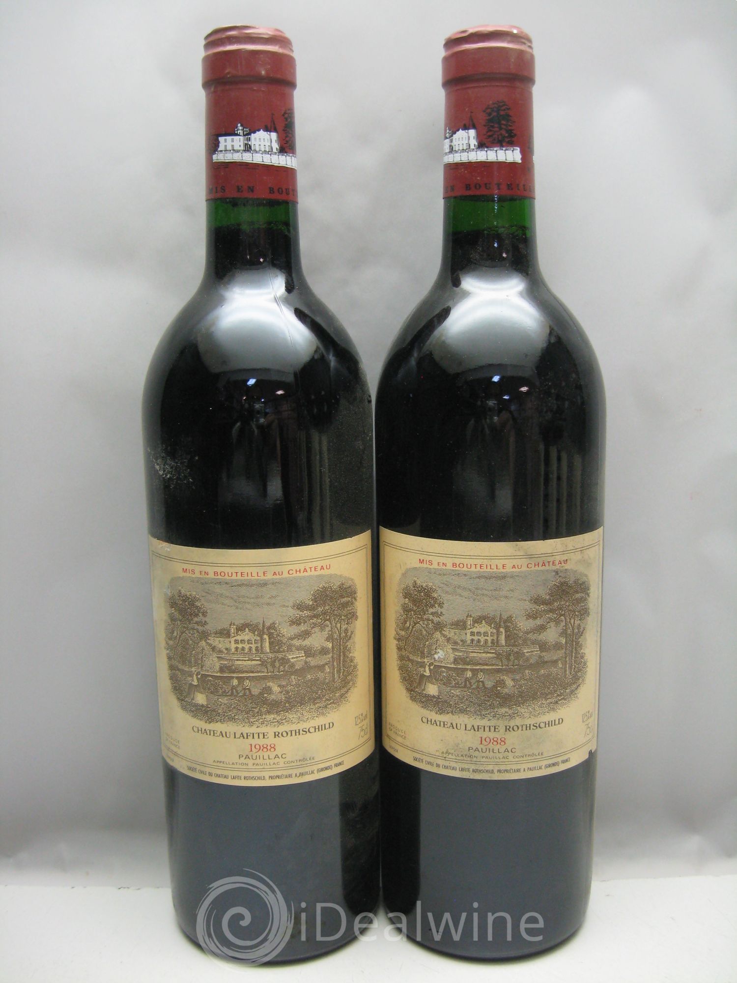Château Lafite Rothschild 1er Grand Cru Classé 1988 - Lot de 6 bouteilles - 0