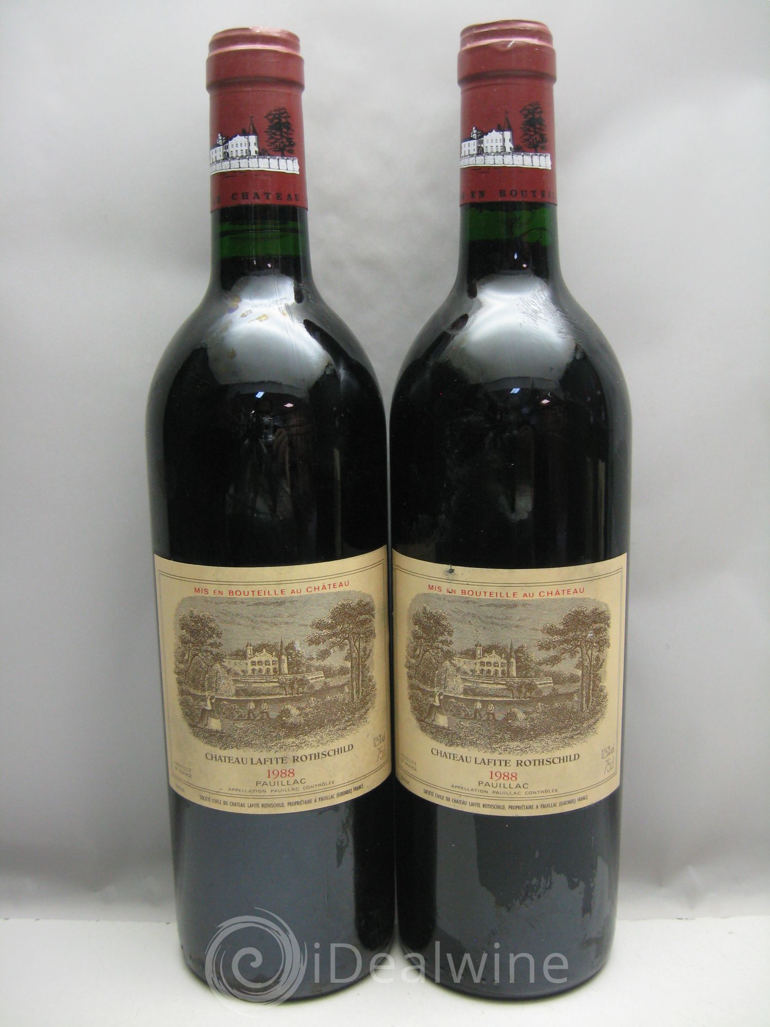 Château Lafite Rothschild 1er Grand Cru Classé 1988 - Lot de 6 bouteilles - 1