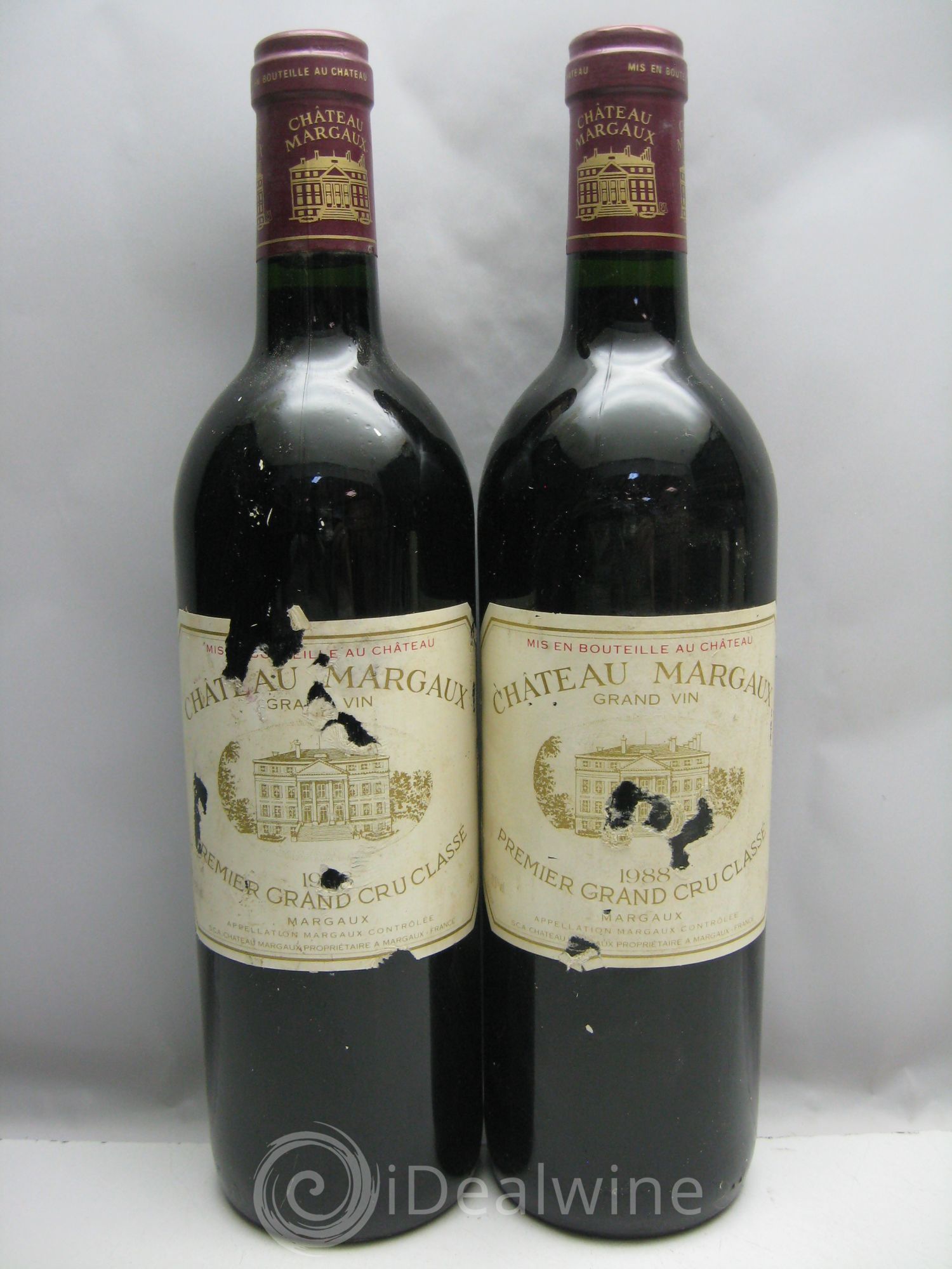Château Margaux 1er Grand Cru Classé 1988 - Lot de 6 bouteilles - 1