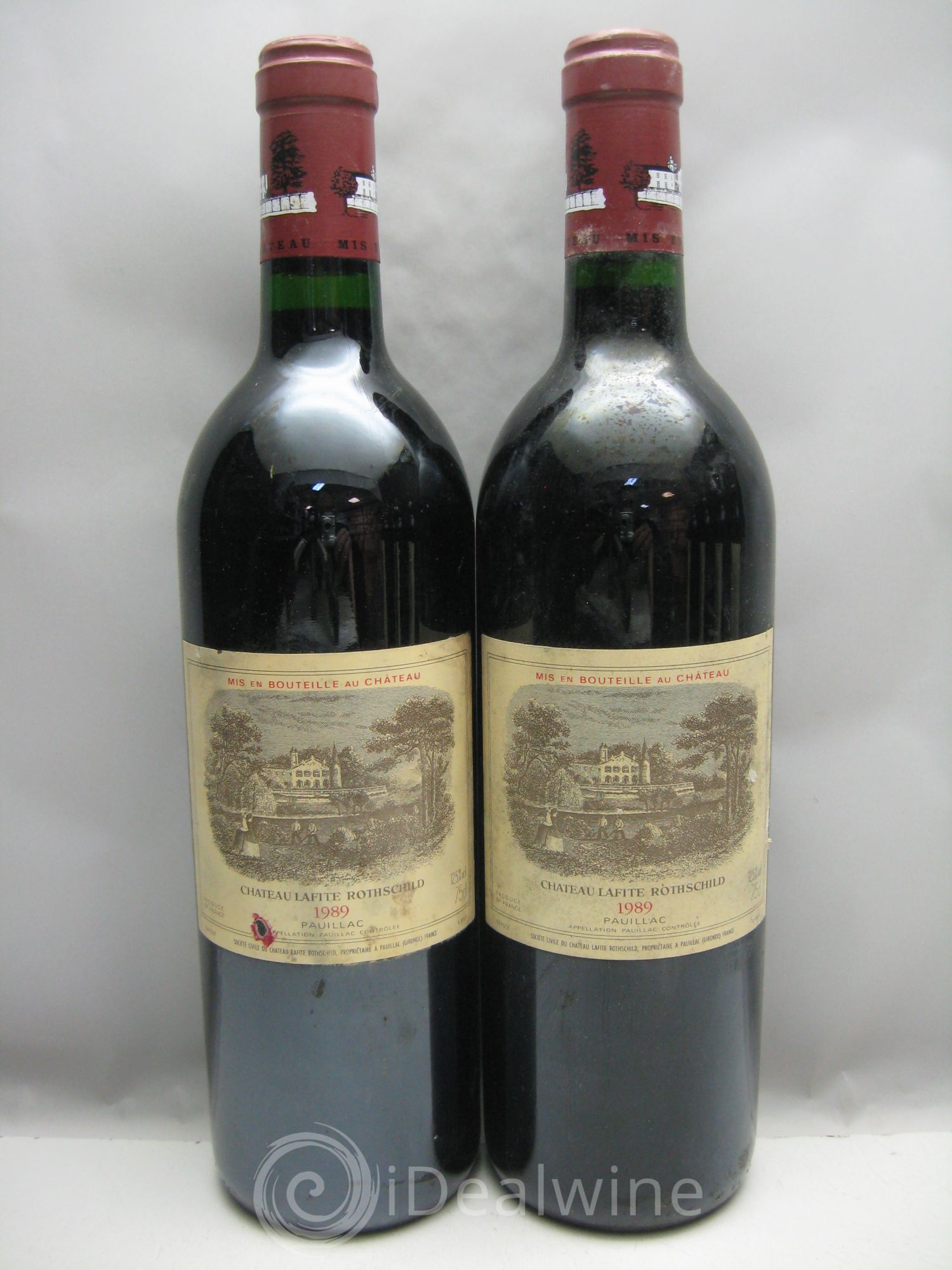 Château Lafite Rothschild 1er Grand Cru Classé 1989 - Lot de 6 bouteilles - 0