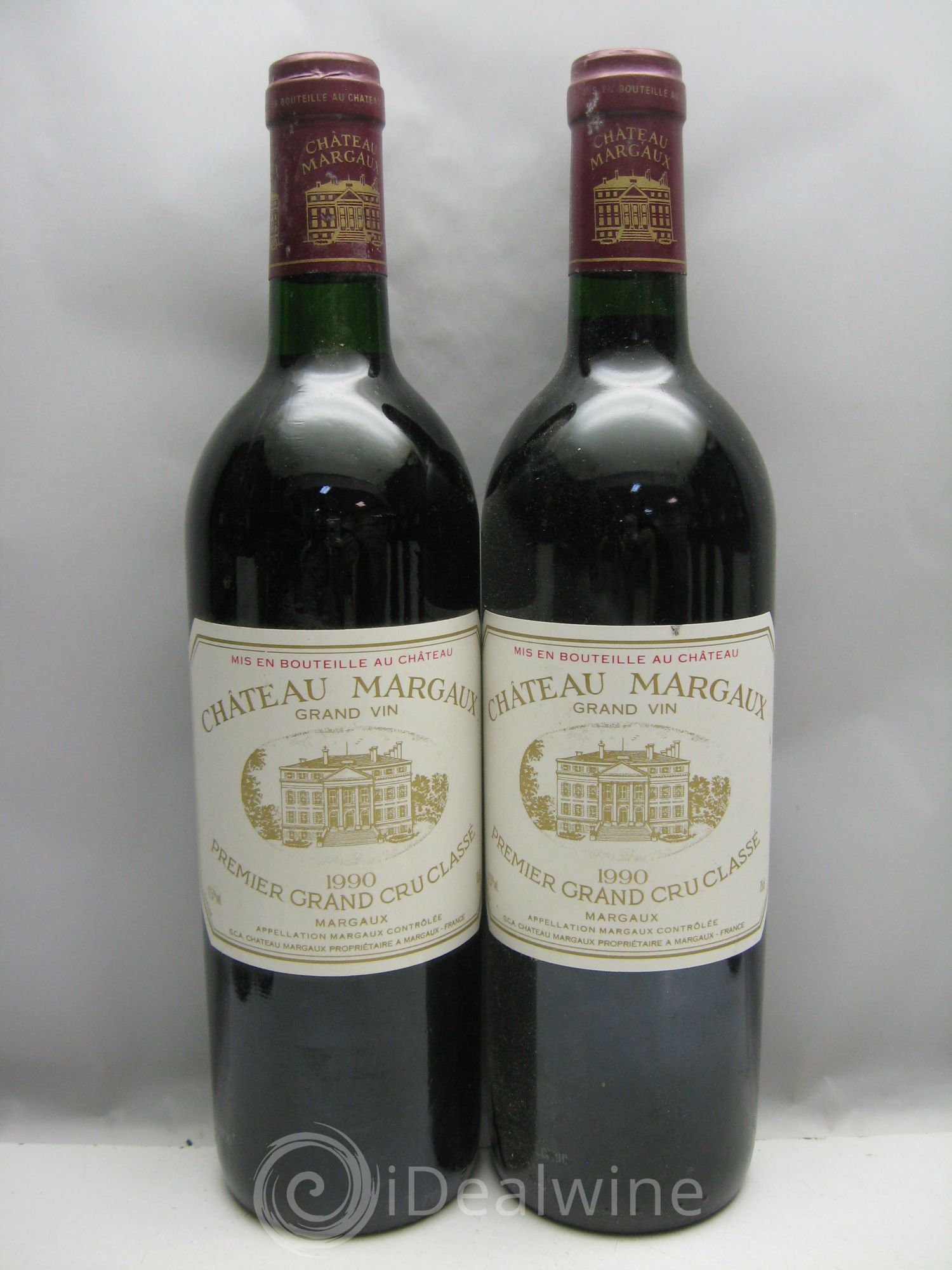 Château Margaux 1er Grand Cru Classé 1990 - Lot de 12 bouteilles - 1