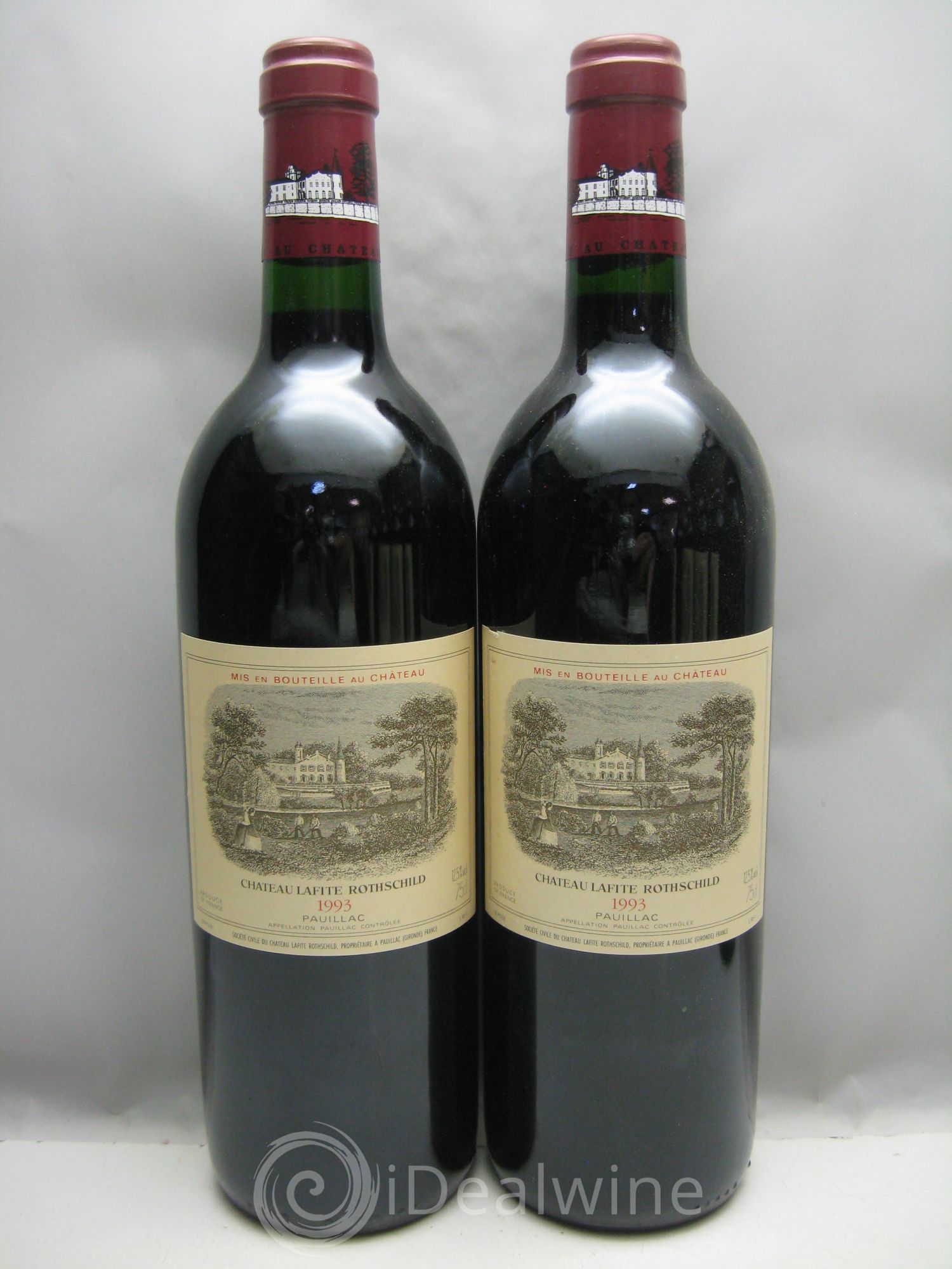 Château Lafite Rothschild 1er Grand Cru Classé 1993 - Lot de 12 bouteilles - 0