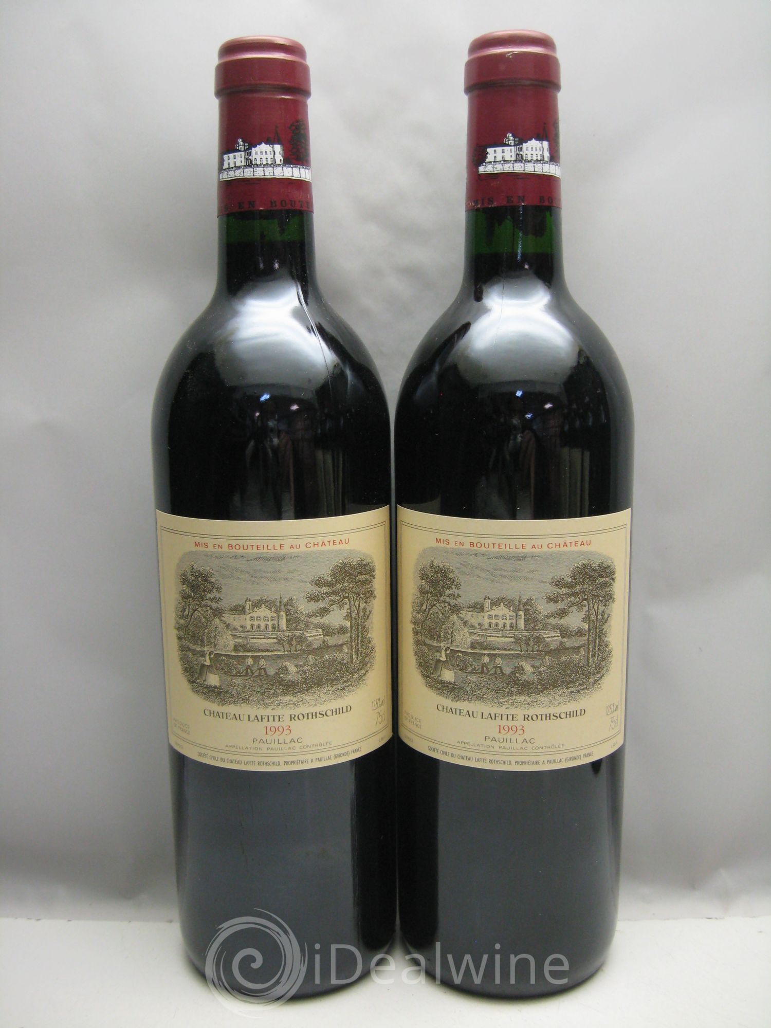 Château Lafite Rothschild 1er Grand Cru Classé 1993 - Lot de 12 bouteilles - 1