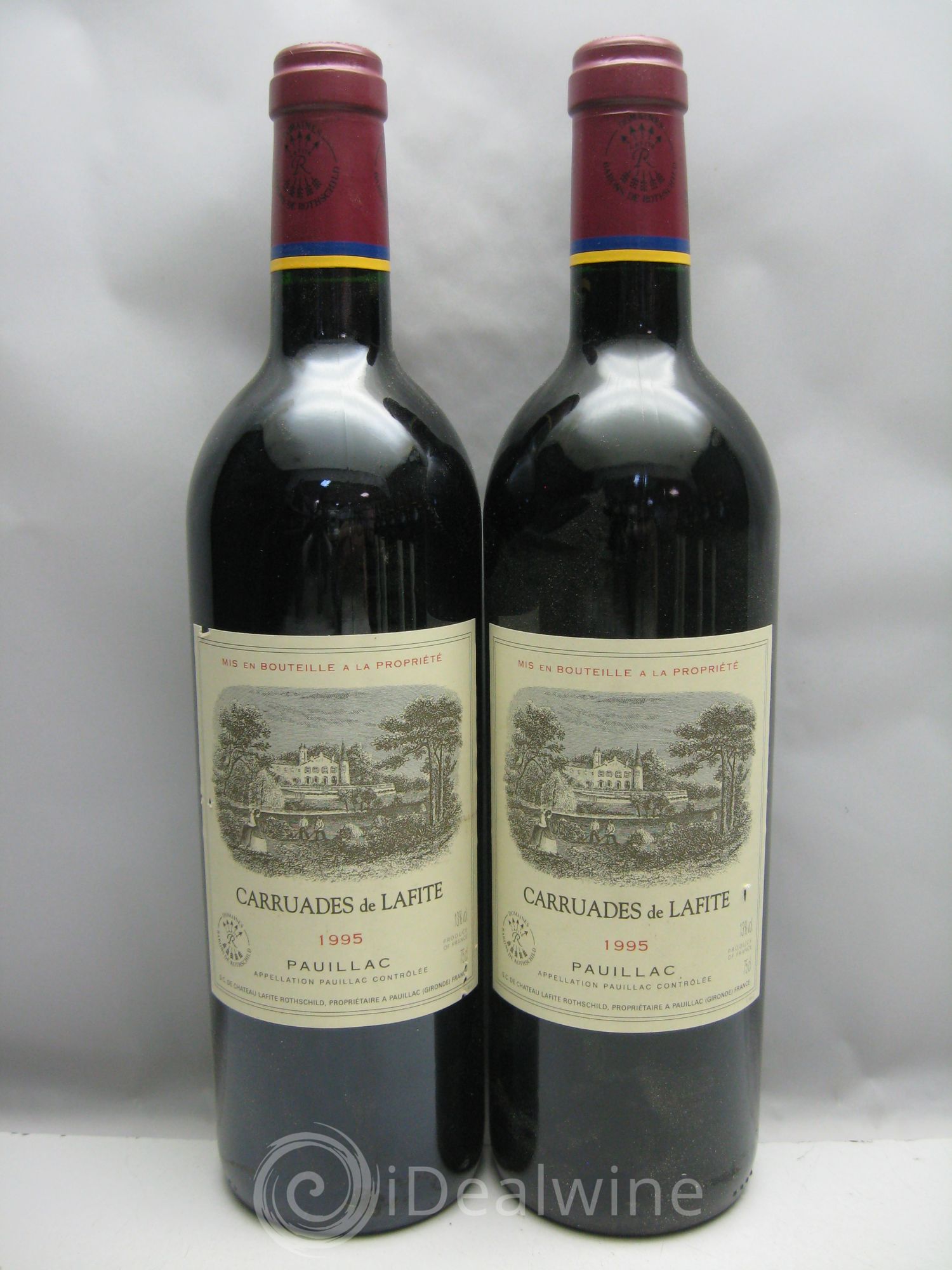 Carruades de Lafite Rothschild Second Vin 1995 - Lot de 12 bouteilles - 0