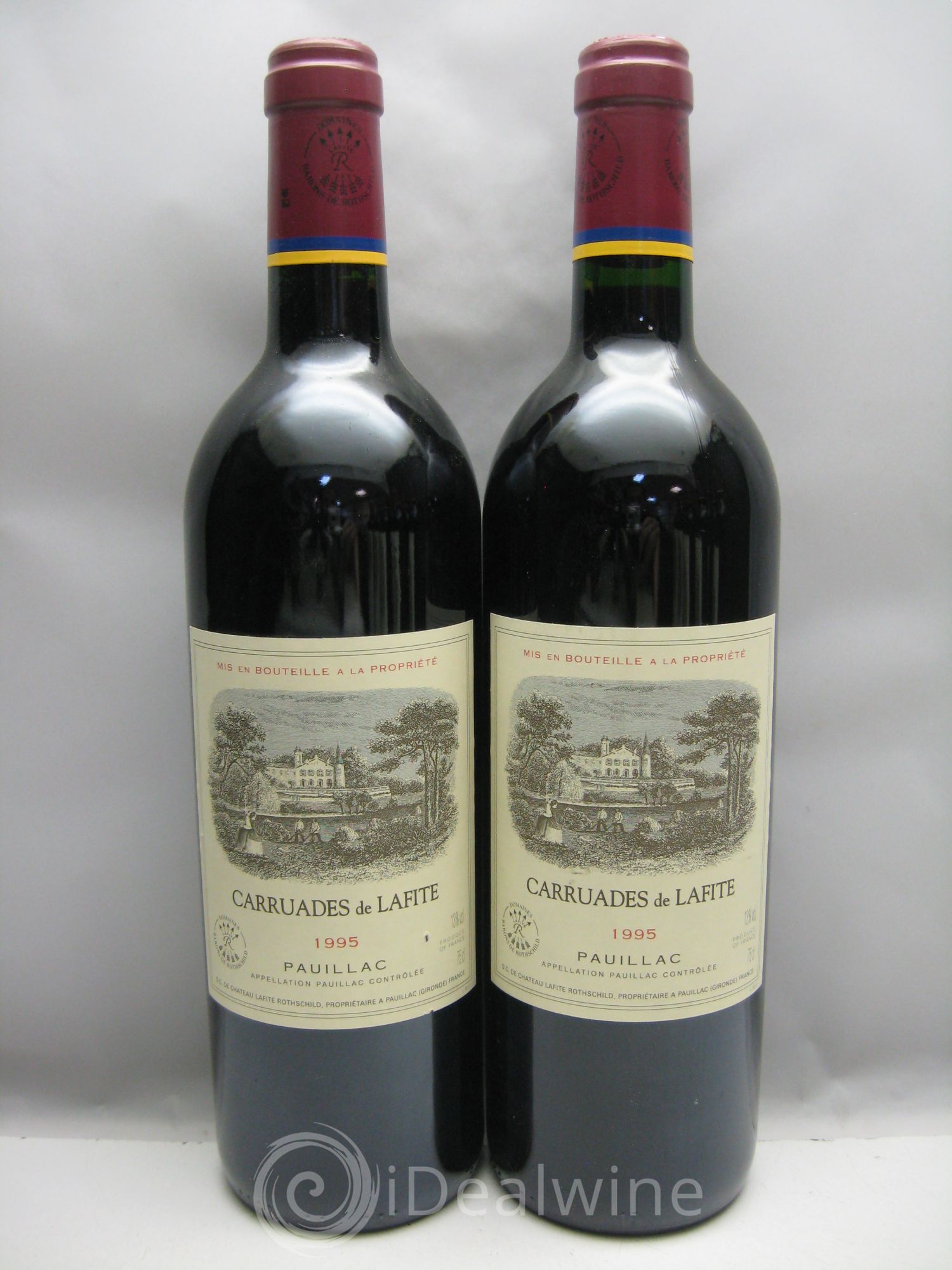 Carruades de Lafite Rothschild Second Vin 1995 - Lot de 12 bouteilles - 0