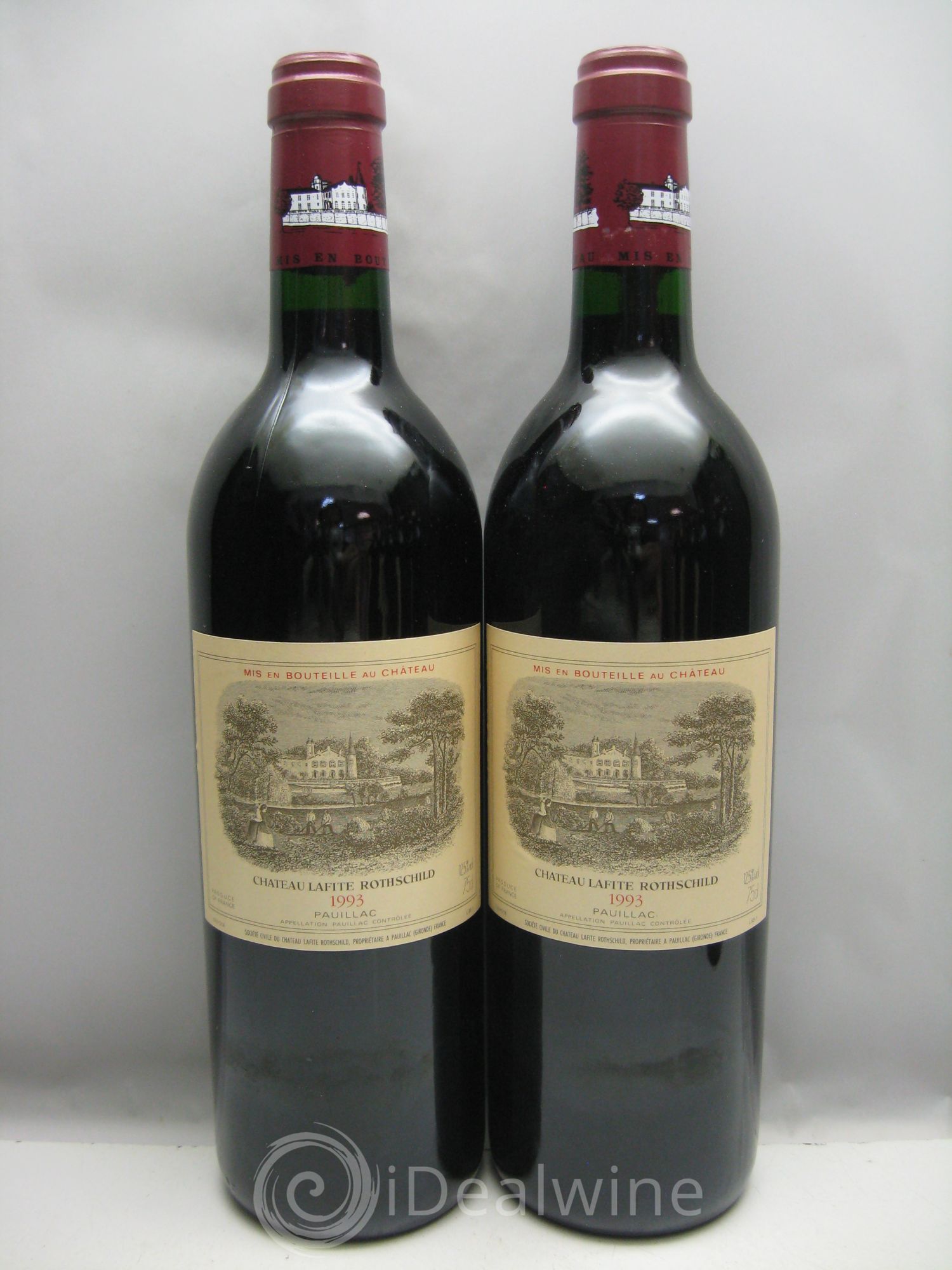 Château Lafite Rothschild 1er Grand Cru Classé 1993 - Lot de 12 bouteilles - 0