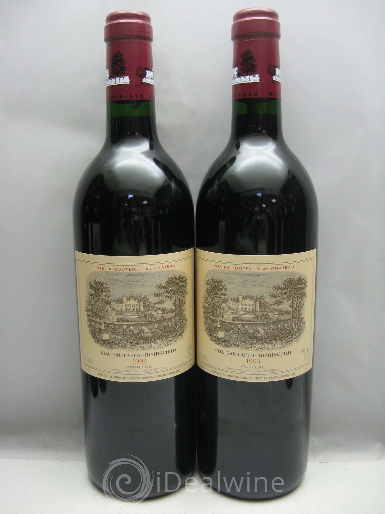 Château Lafite Rothschild 1er Grand Cru Classé 1993 - Lot de 12 bouteilles - 1