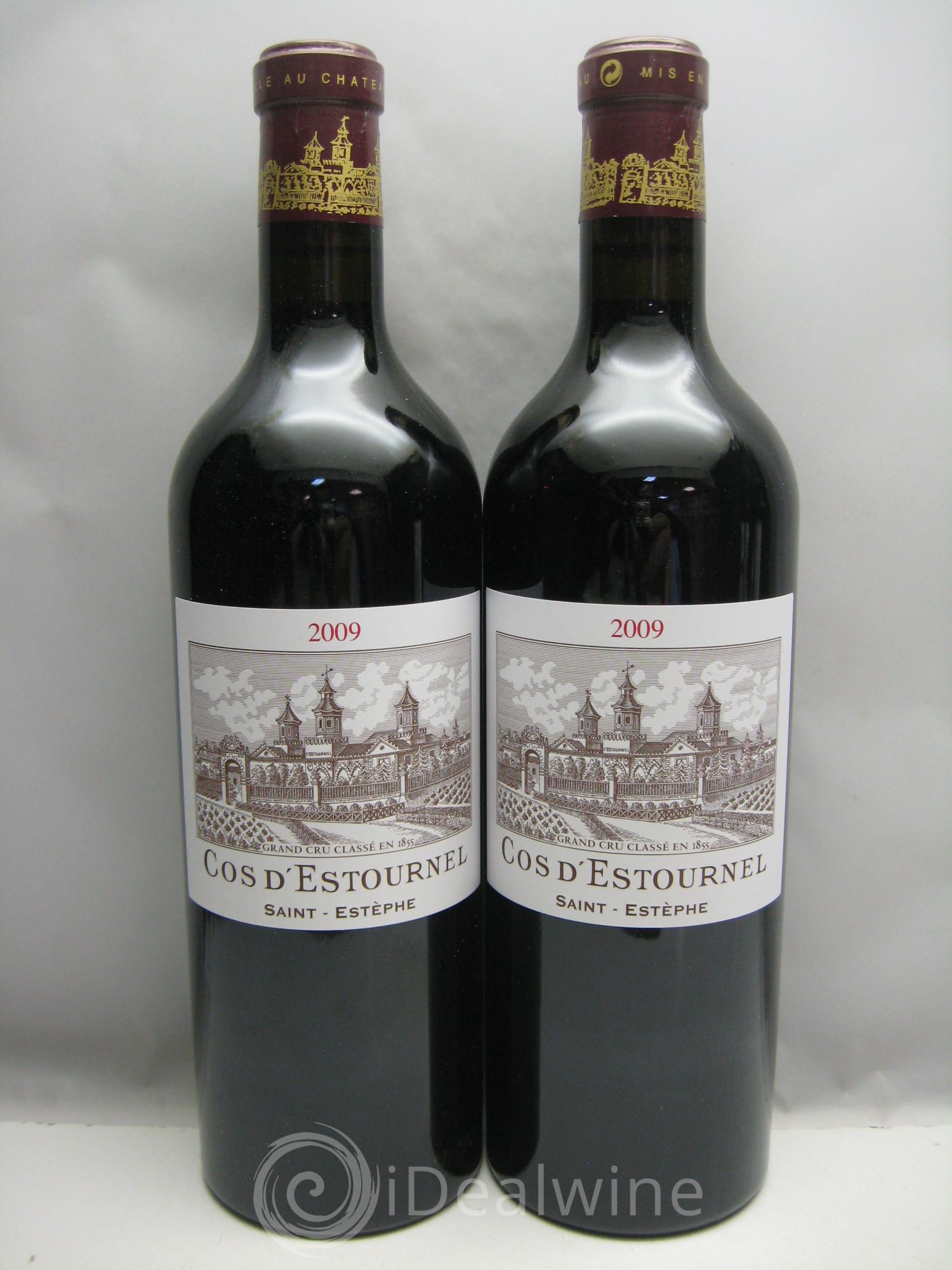 Cos d'Estournel 2ème Grand Cru Classé (CB sans couvercle) 2009 - Lot de 6 bouteilles - 1
