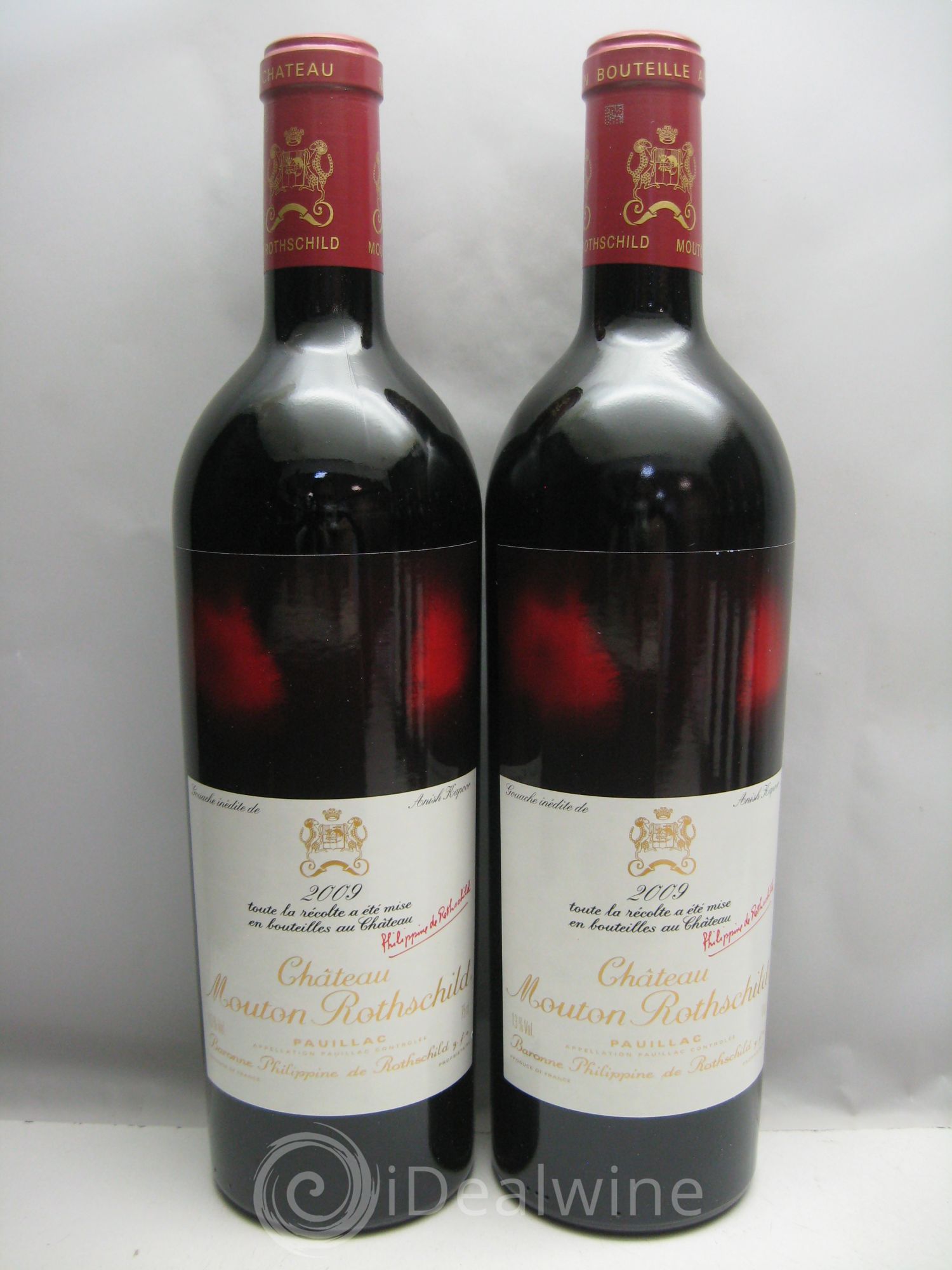 Château Mouton Rothschild 1er Grand Cru Classé 2009 - Lot de 6 bouteilles - 0