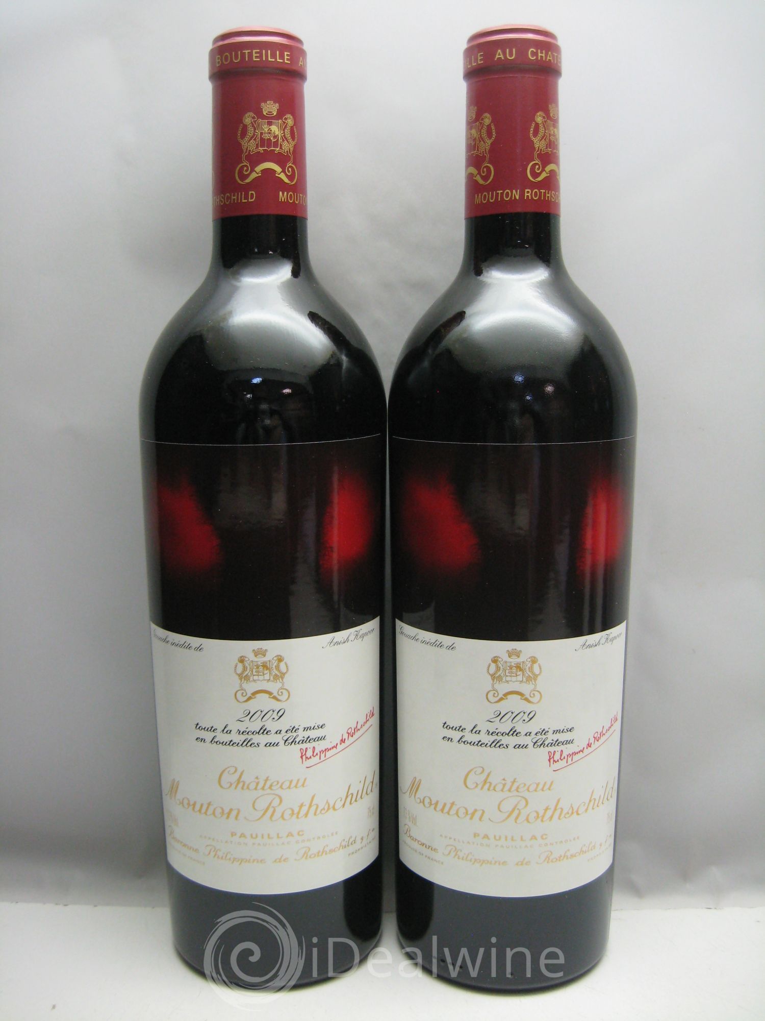 Château Mouton Rothschild 1er Grand Cru Classé 2009 - Lot de 6 bouteilles - 1