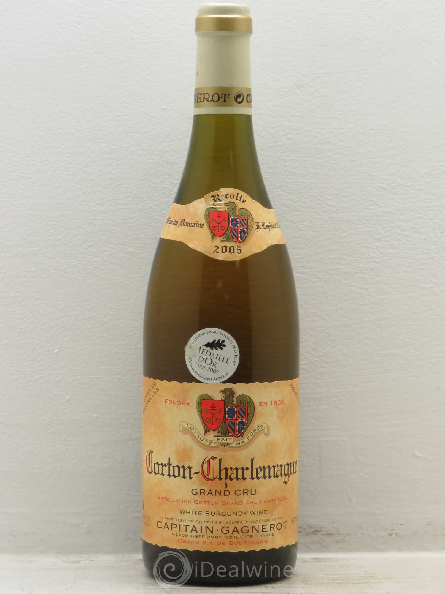 Corton-Charlemagne Grand Cru 2005 - Lot de 1 bouteille - 0