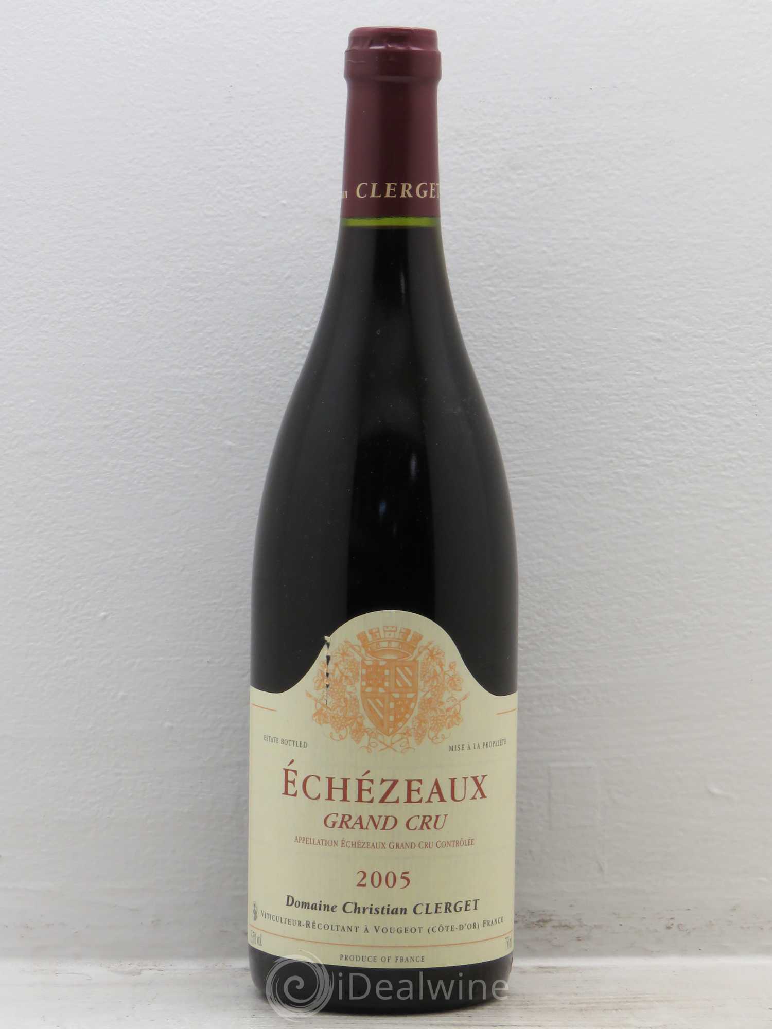 Echezeaux Grand Cru Christian Clerget 2005 - Lot de 6 bouteilles - 0