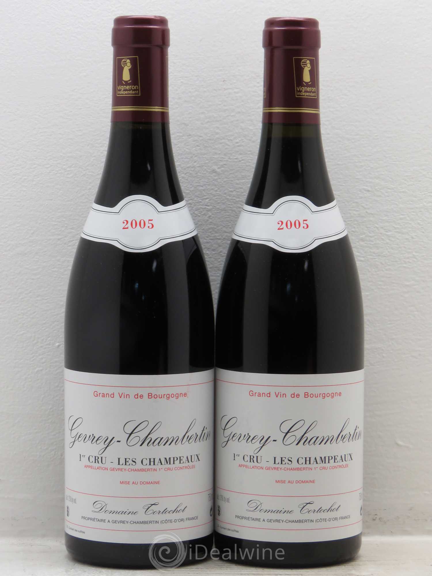 Gevrey-Chambertin 1er Cru Les Champeaux Tortochot (Domaine) 2005 - Lot de 2 bouteilles - 0
