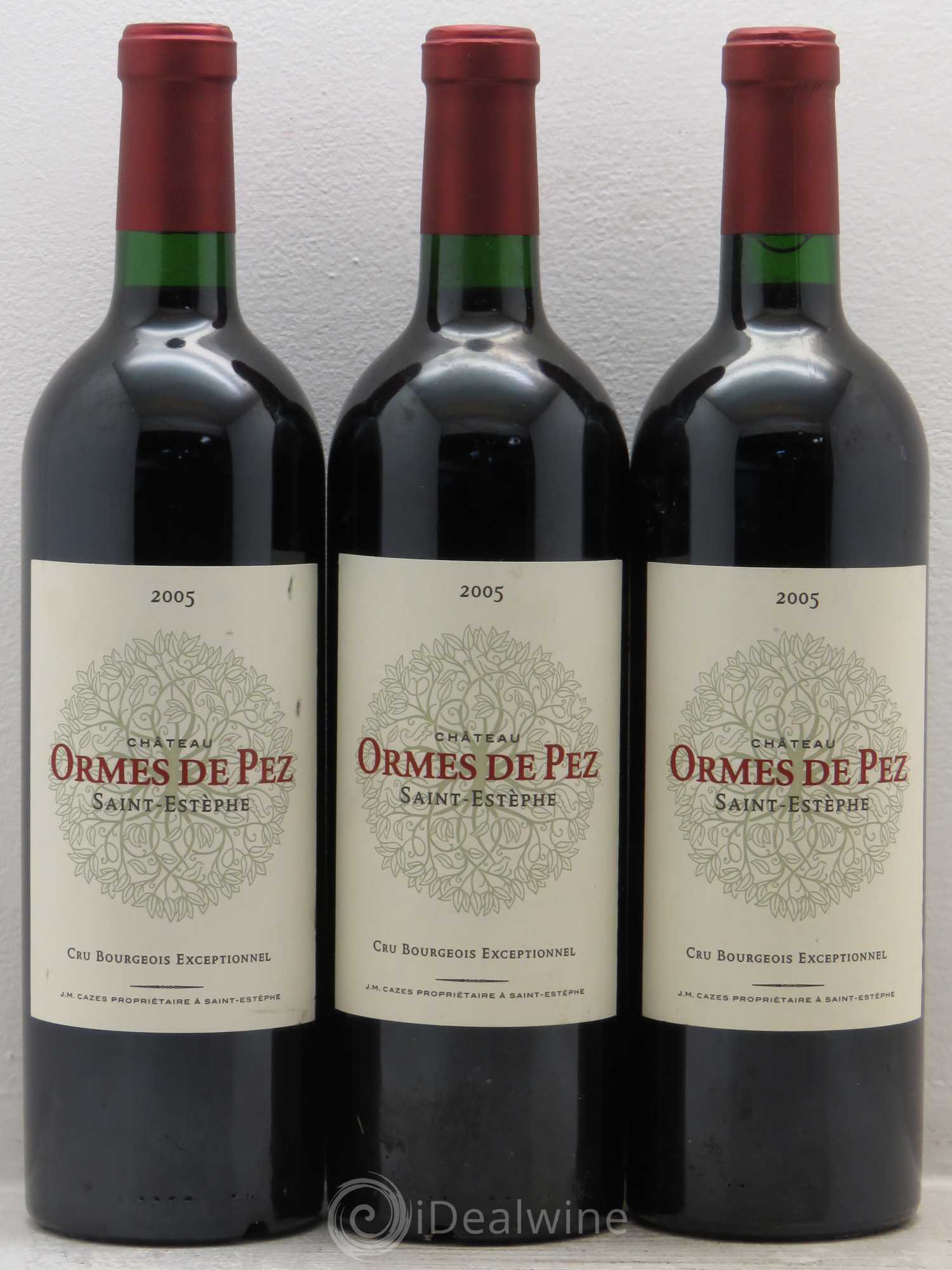 Château les Ormes de Pez 2005 - Lot de 3 bouteilles - 0